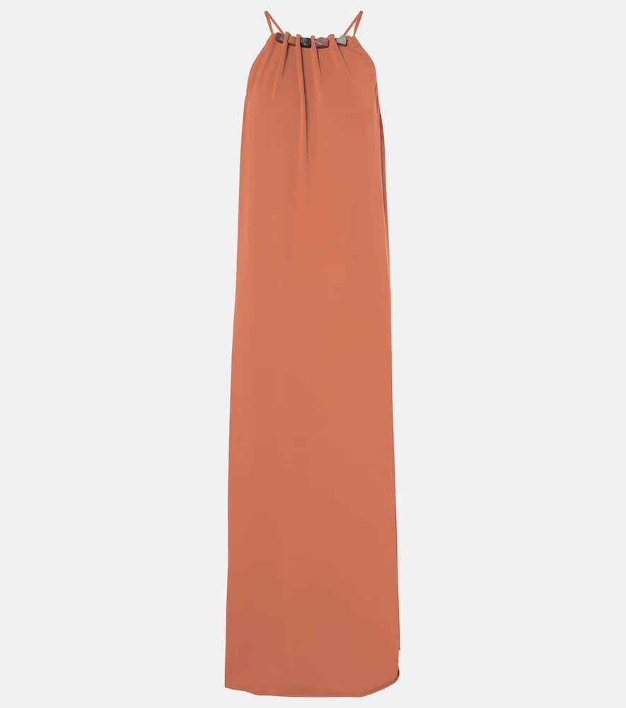eres tiana halterneck maxi dress