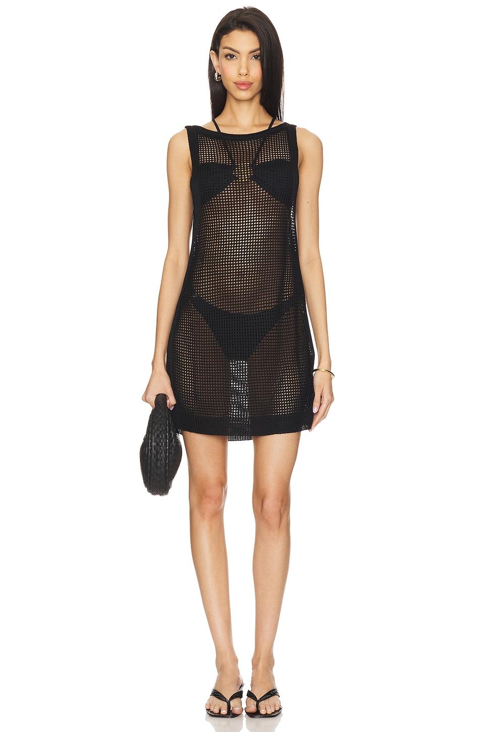 erika short cover up in black