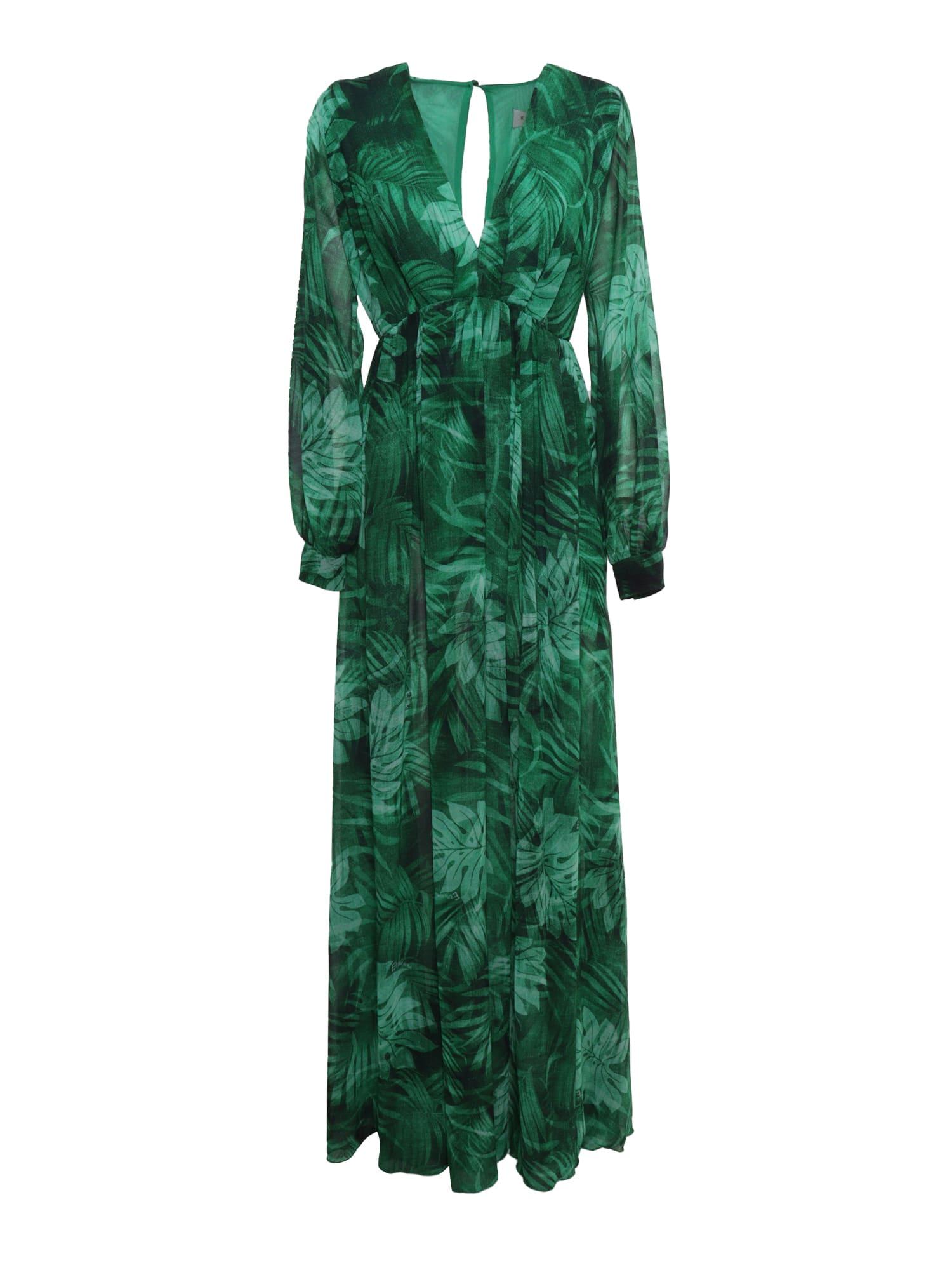 ermanno ermanno scervino foresta long dress