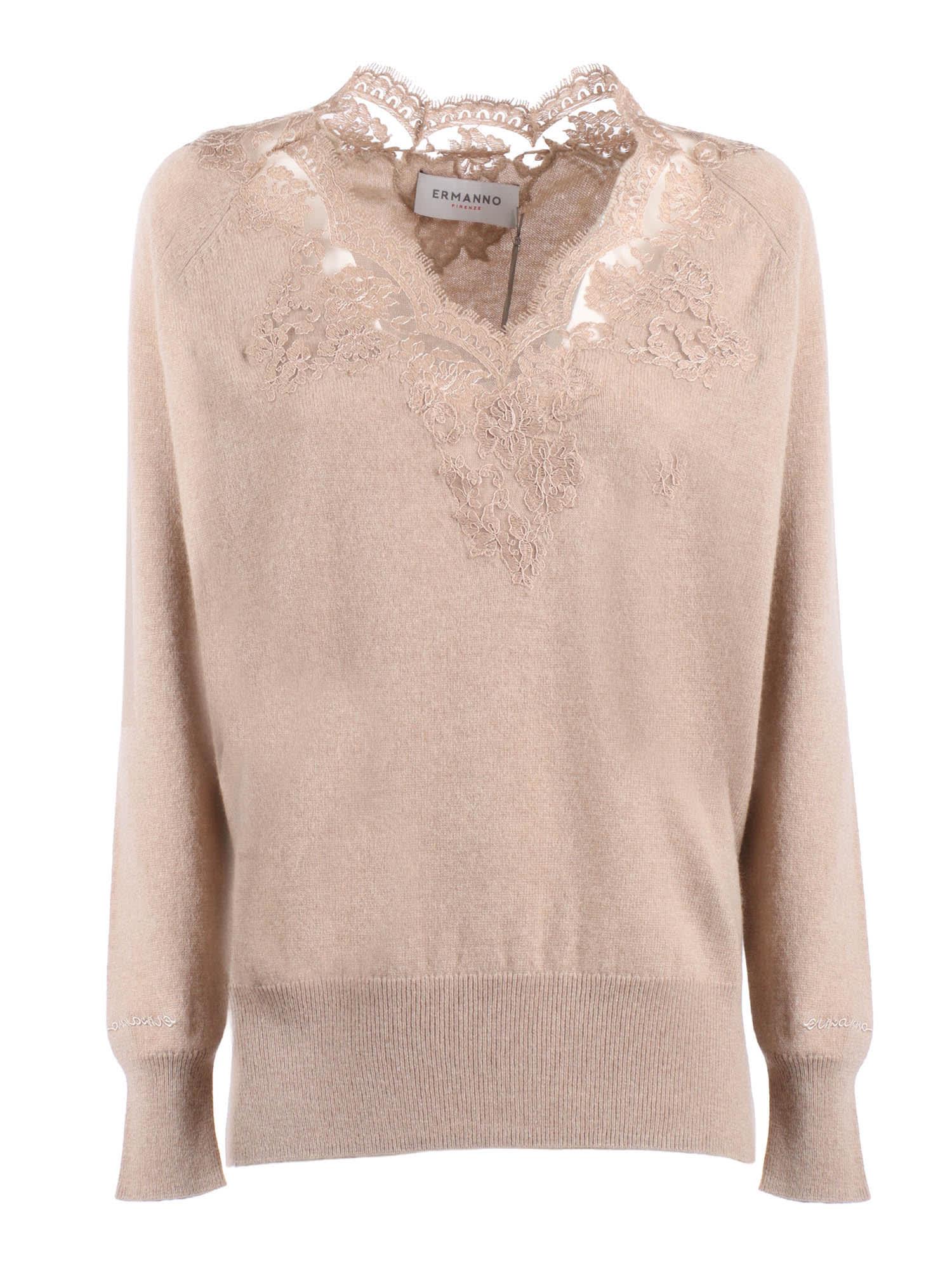 ermanno ermanno scervino v neck sweater
