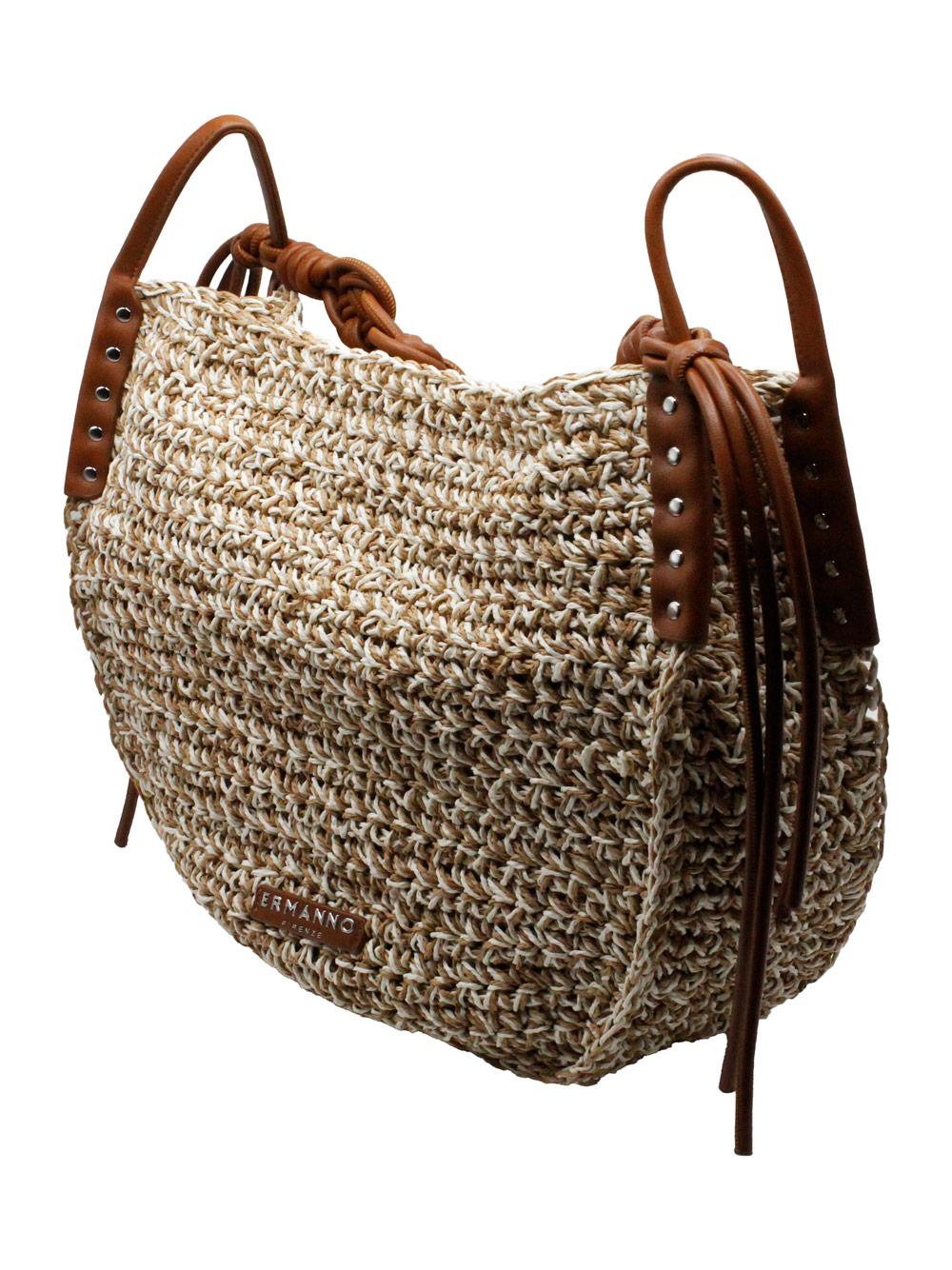 ermanno firenze bags natural 100pl - women