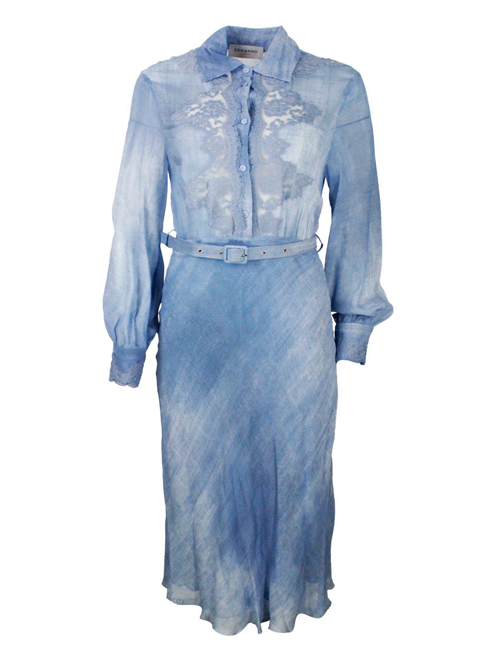 ermanno firenze dresses denim 100vi - women