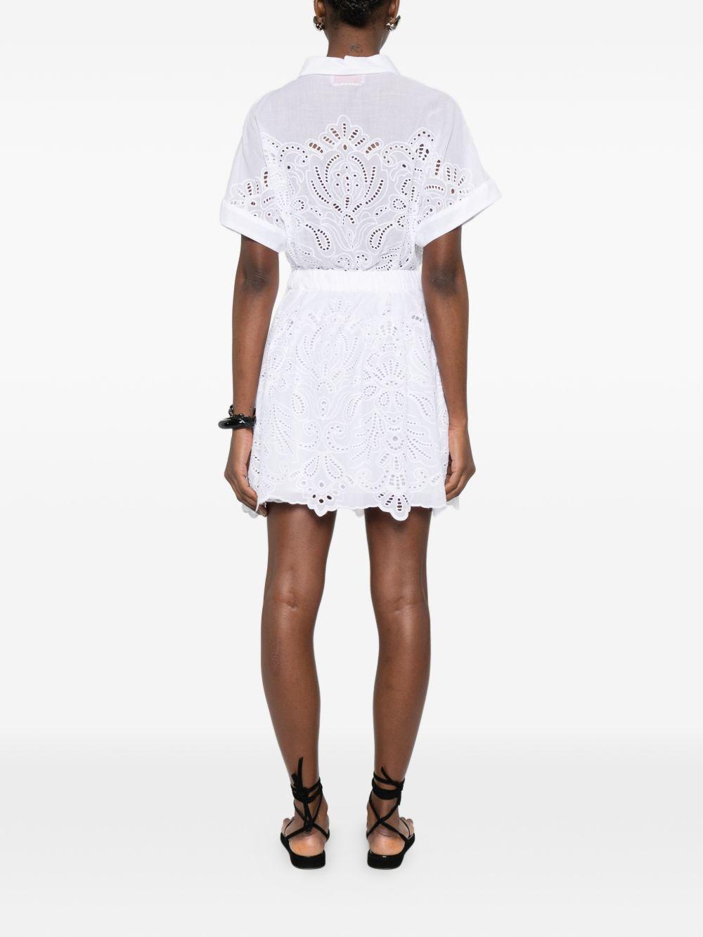 ermanno firenze dresses white cotton - women