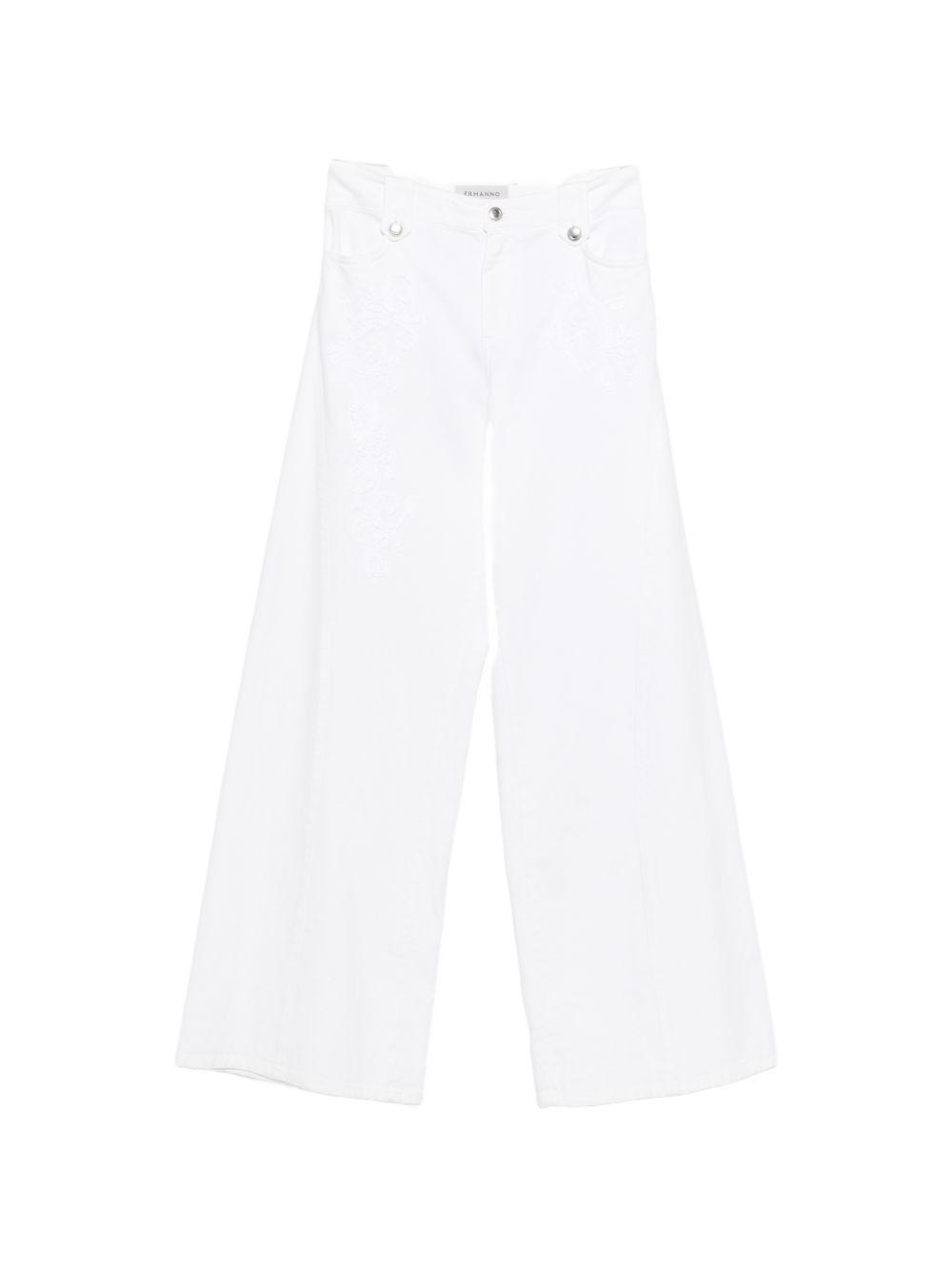 ermanno firenze jeans white cotton - women