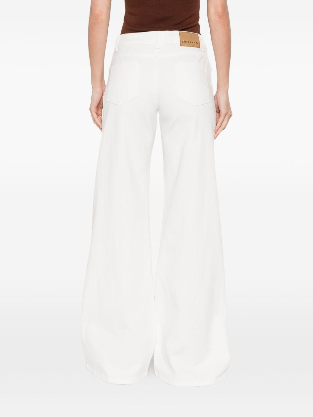 ermanno firenze jeans white outer: cotton - women