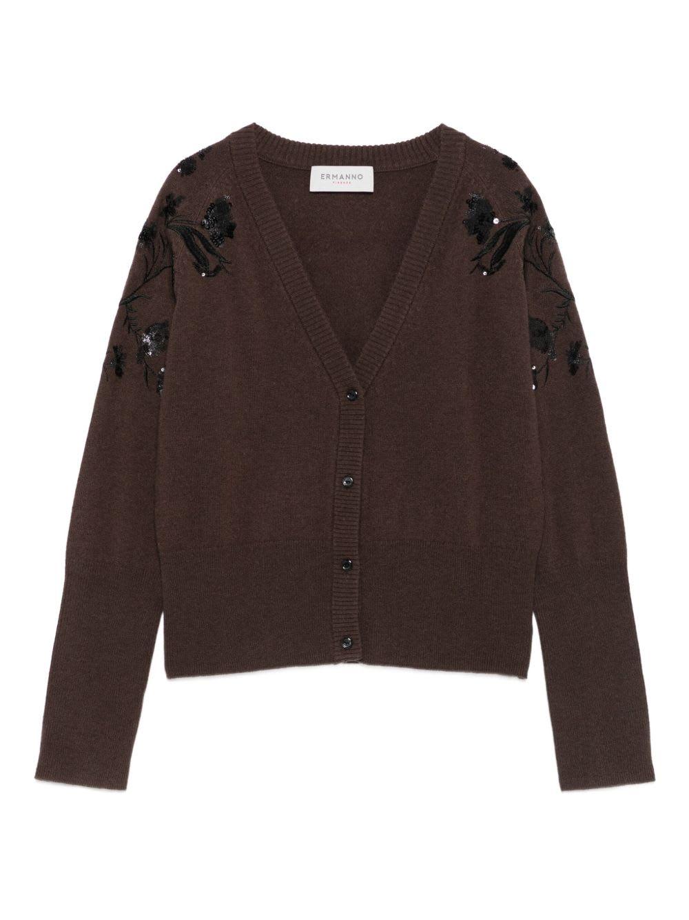 ermanno firenze v-necked cardigan