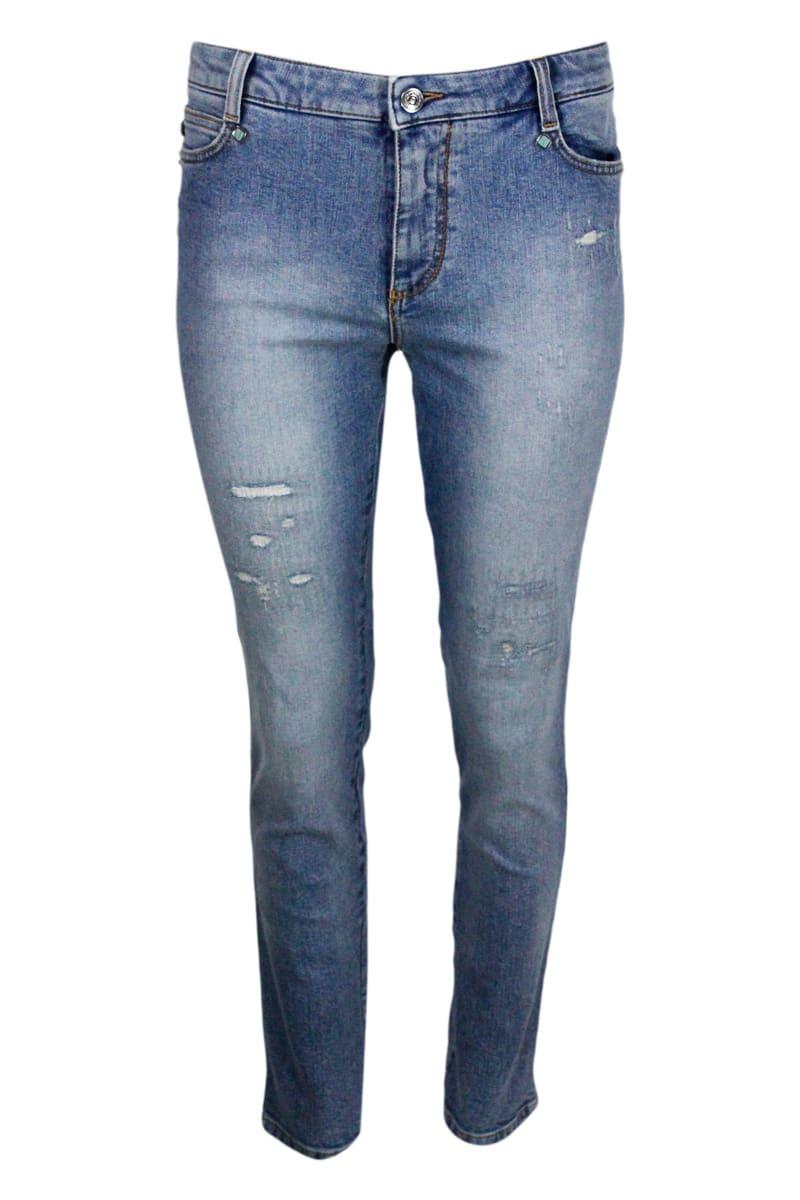 ermanno scervino 5-pocket denim jeans