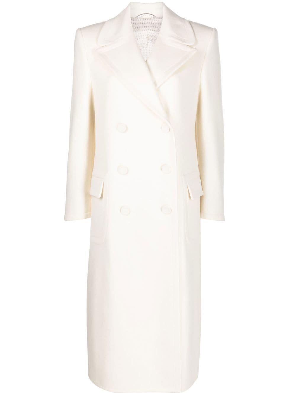 ermanno scervino double-breasted wool coat