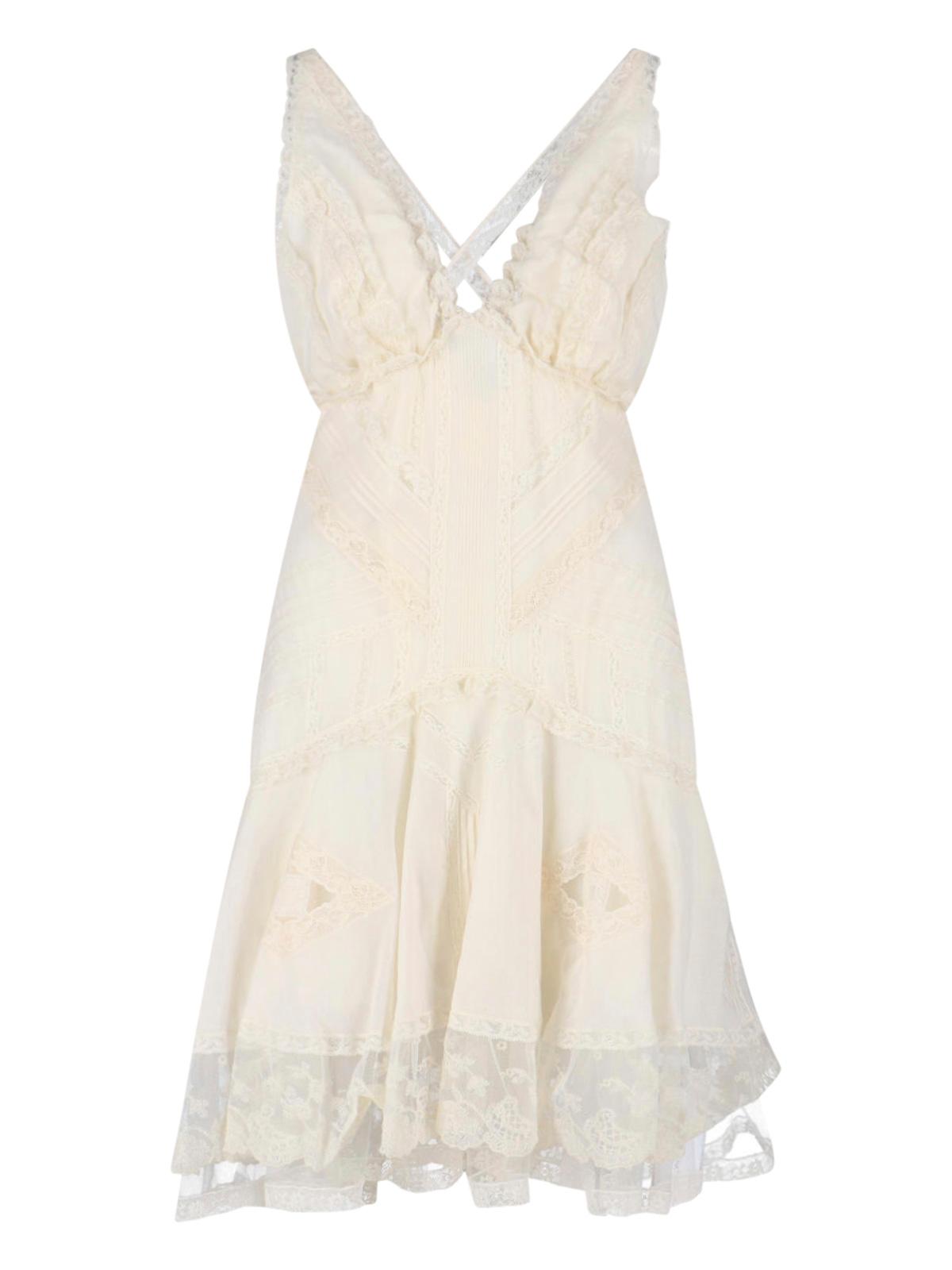 ermanno scervino dresses white cotton - women