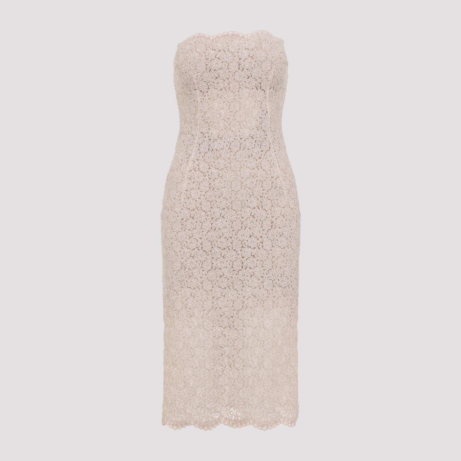 ermanno scervino lace midi dress