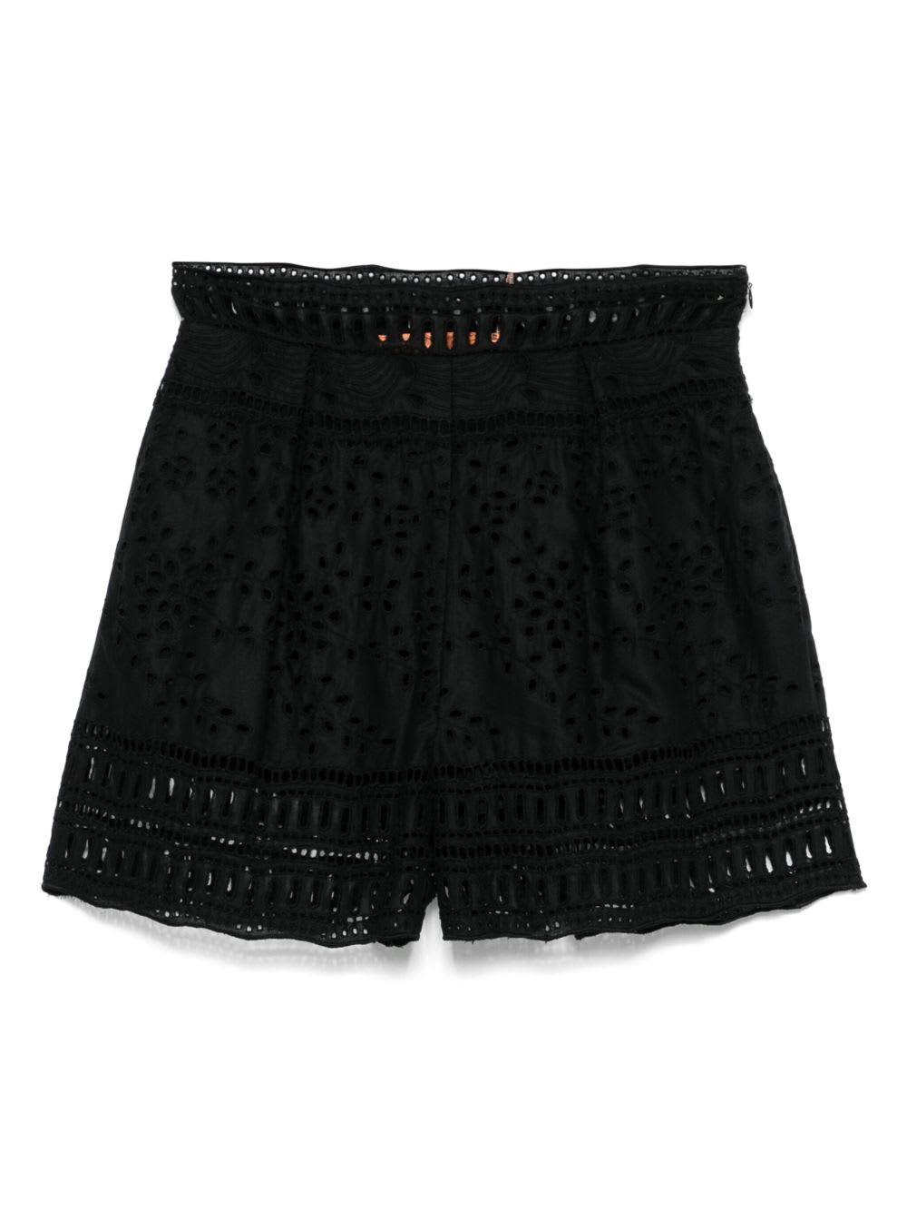 ermanno scervino lace shorts