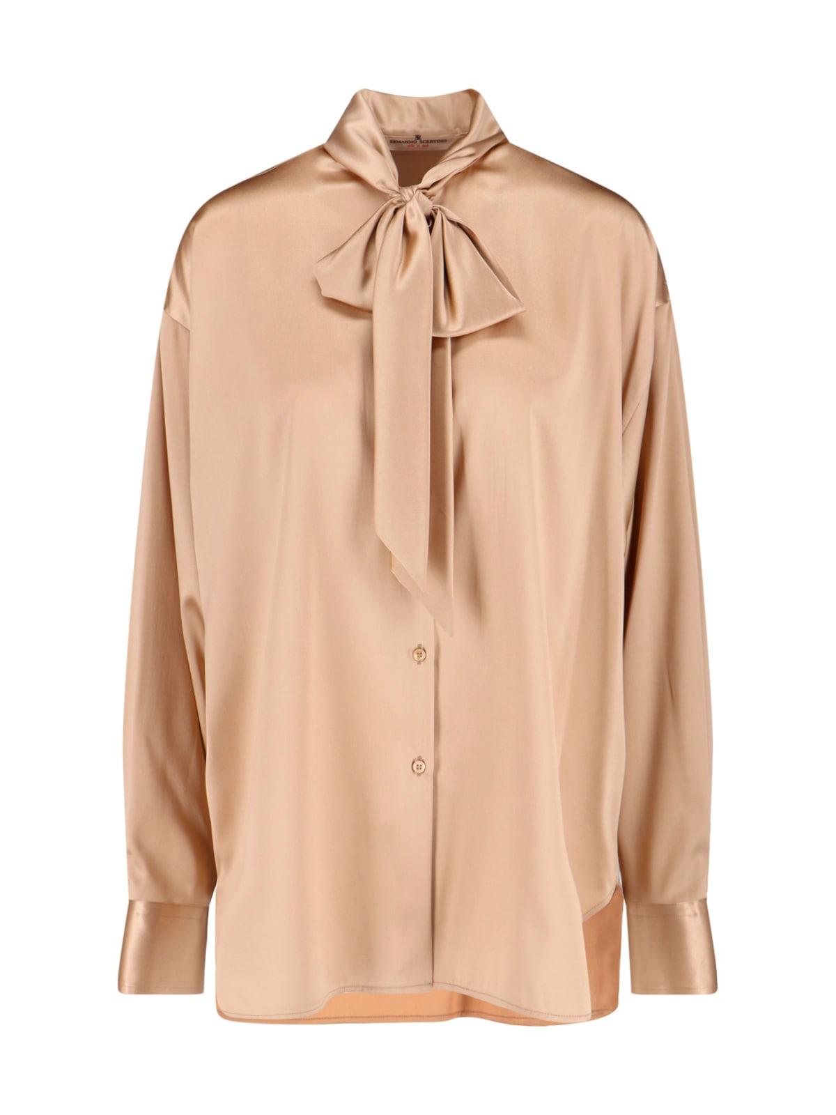 ermanno scervino lavallière shirt