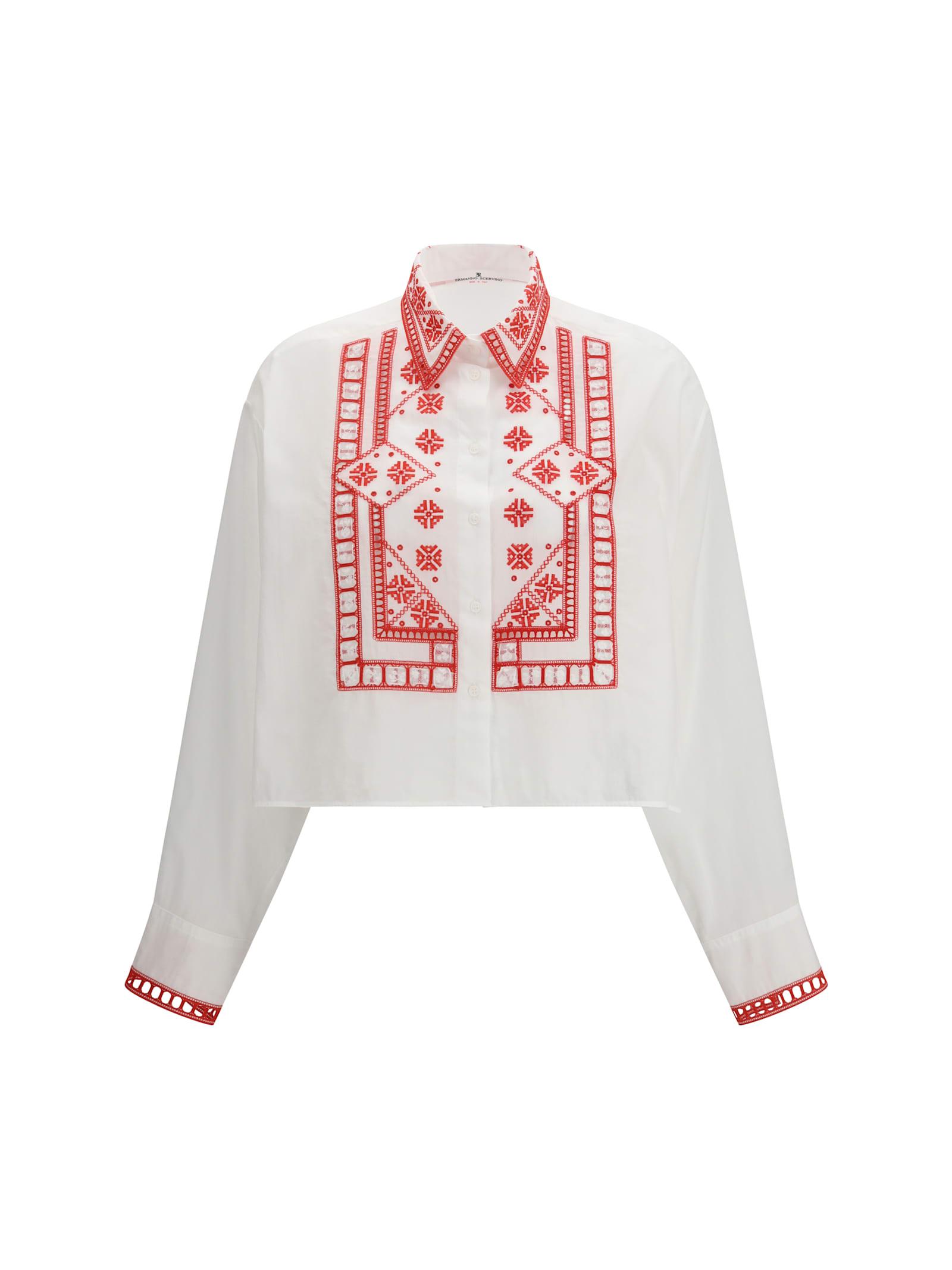 ermanno scervino manjaro embroidered shirt