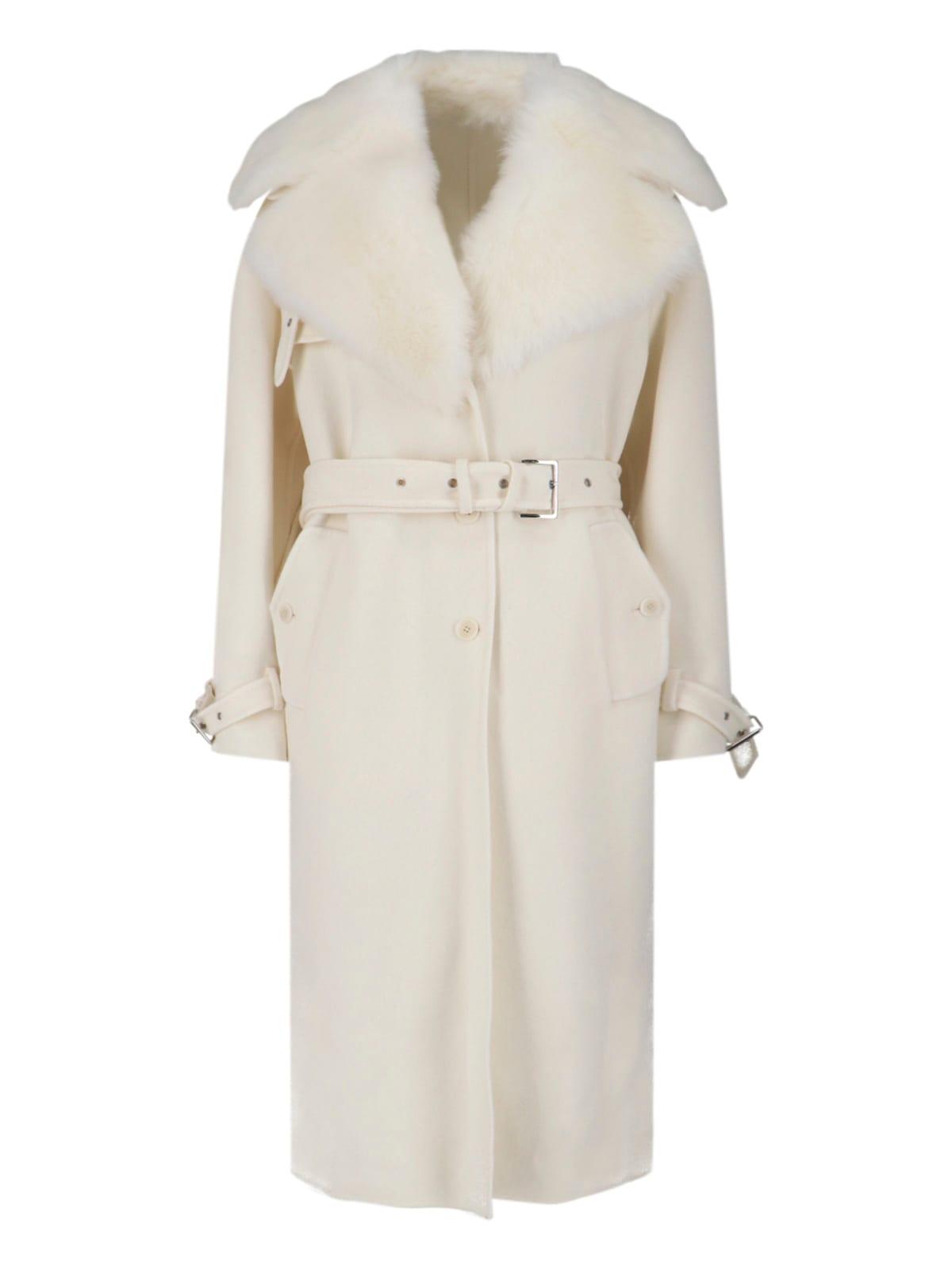 ermanno scervino maxi wool coat