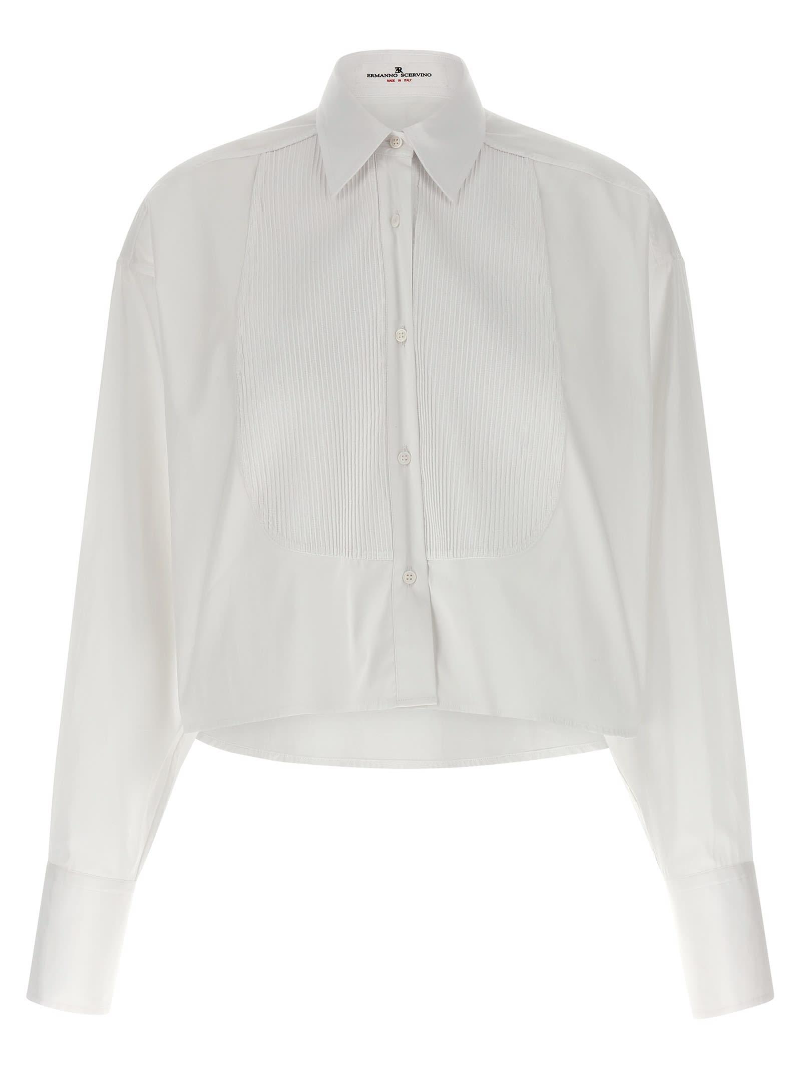 ermanno scervino plastron shirt