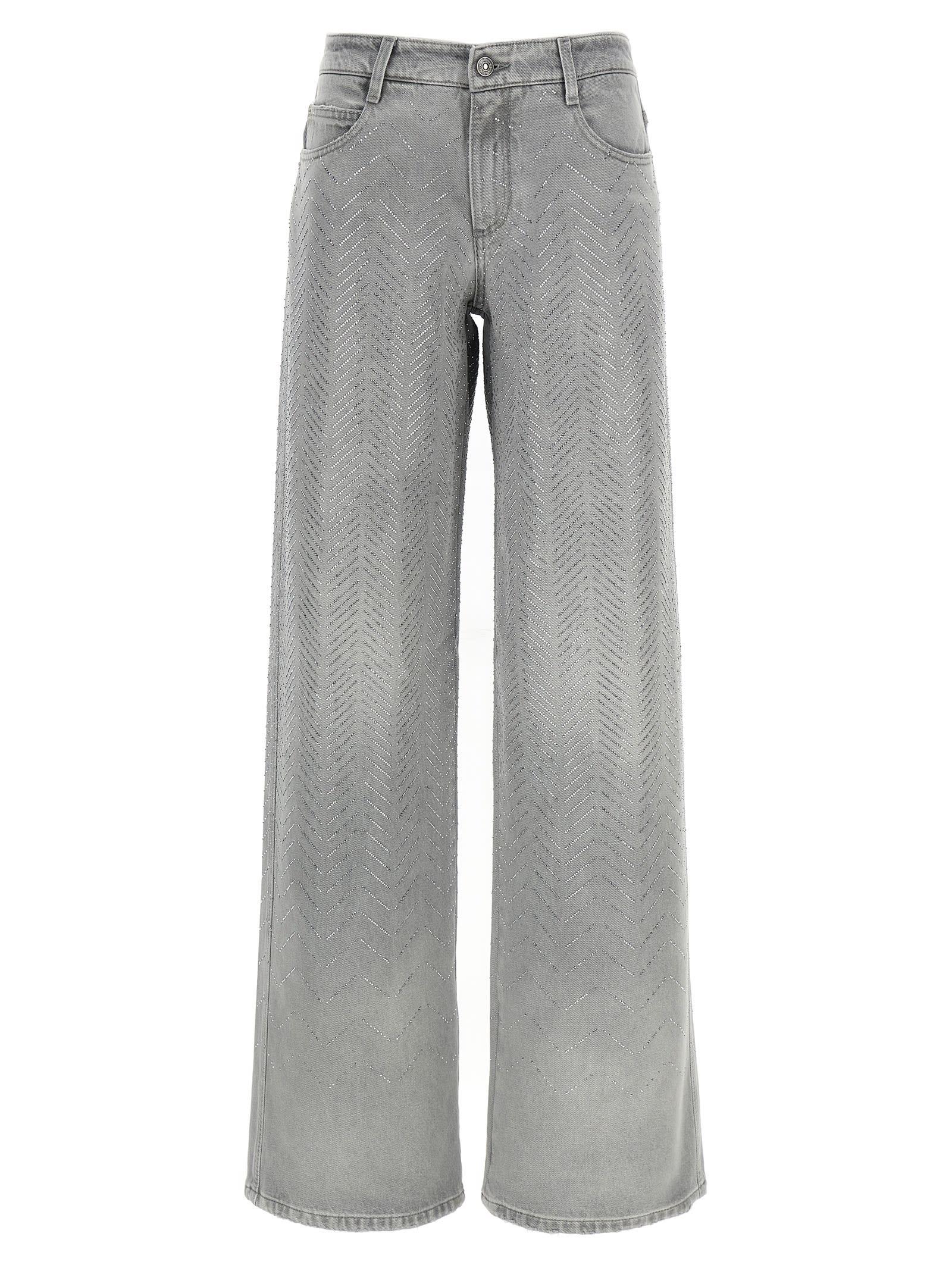 ermanno scervino rhinestone jeans