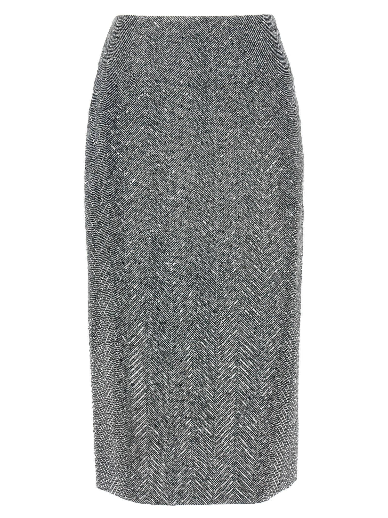 ermanno scervino rhinestone skirt