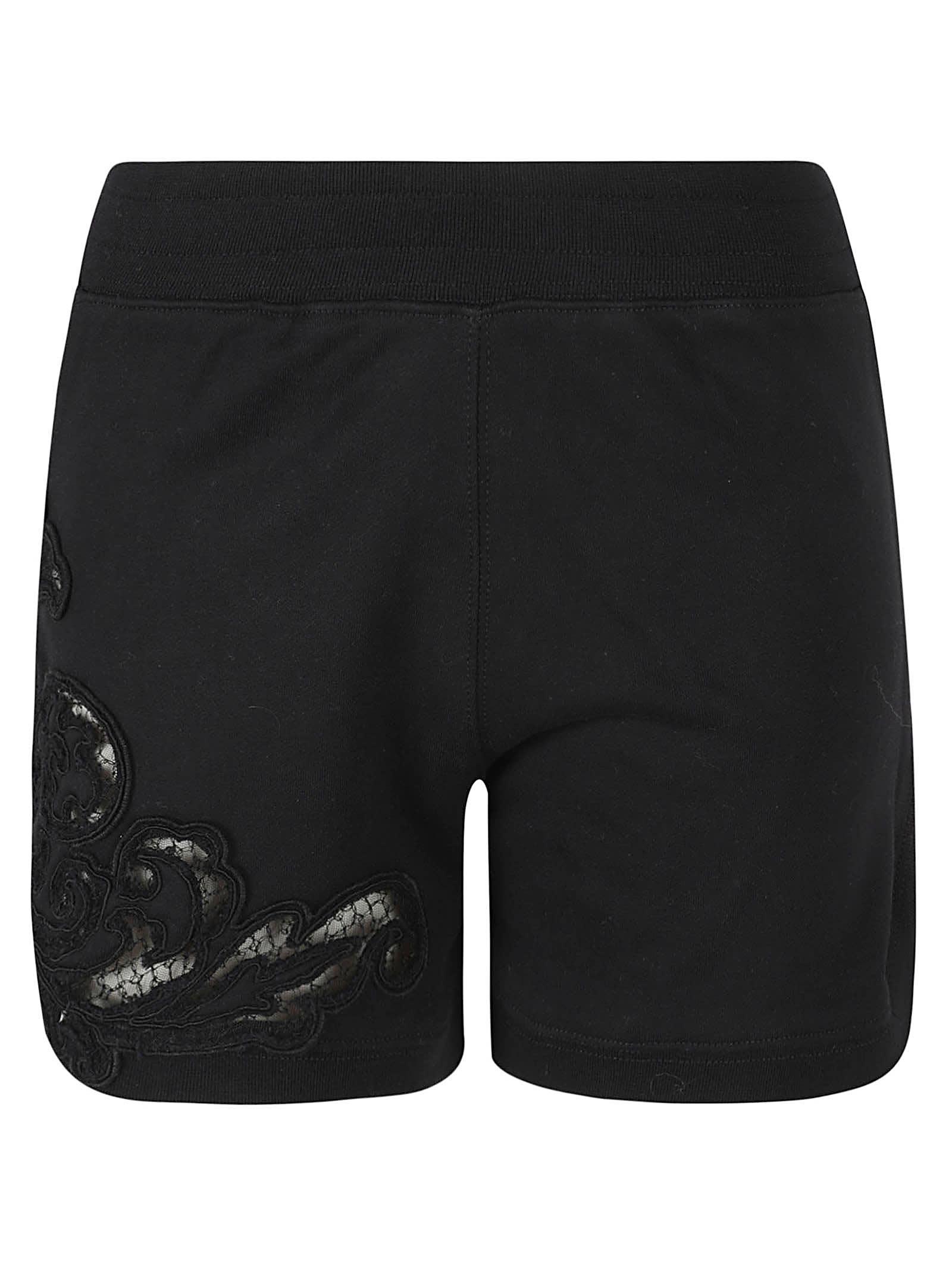 ermanno scervino ribbed waist shorts