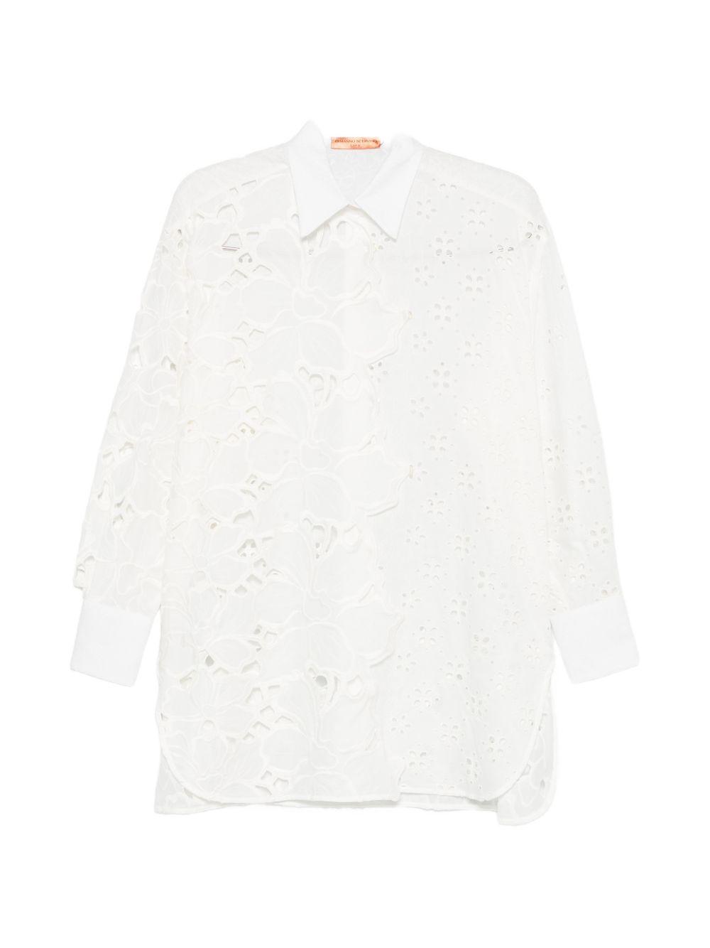 ermanno scervino shirts bianco cotton - women