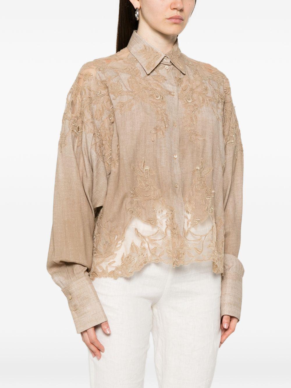 ermanno scervino shirts marrone chiaro - women