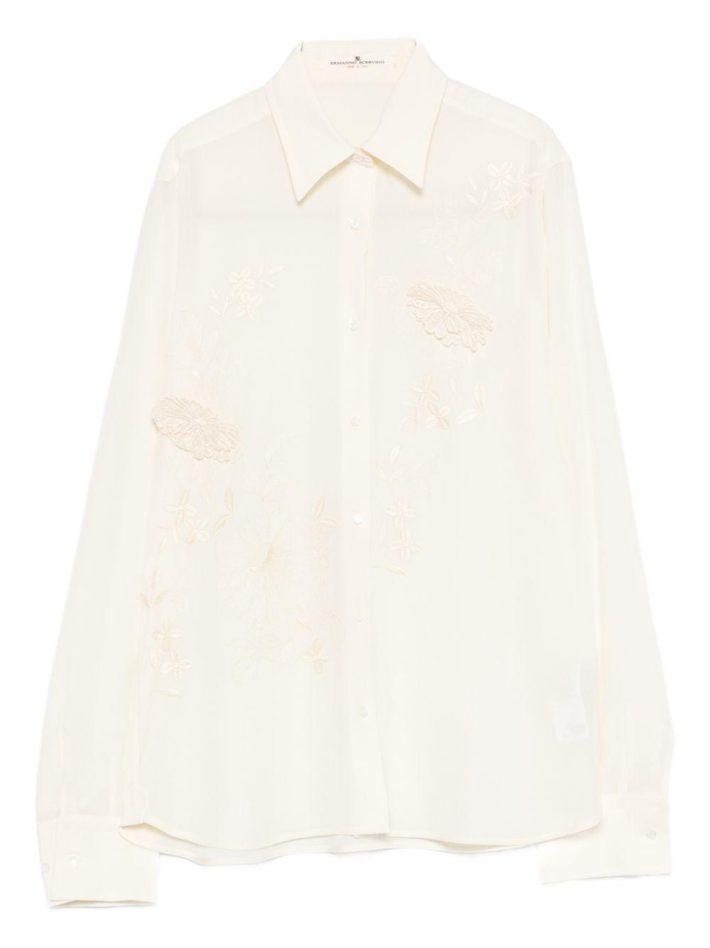 ermanno scervino shirts white silk - women