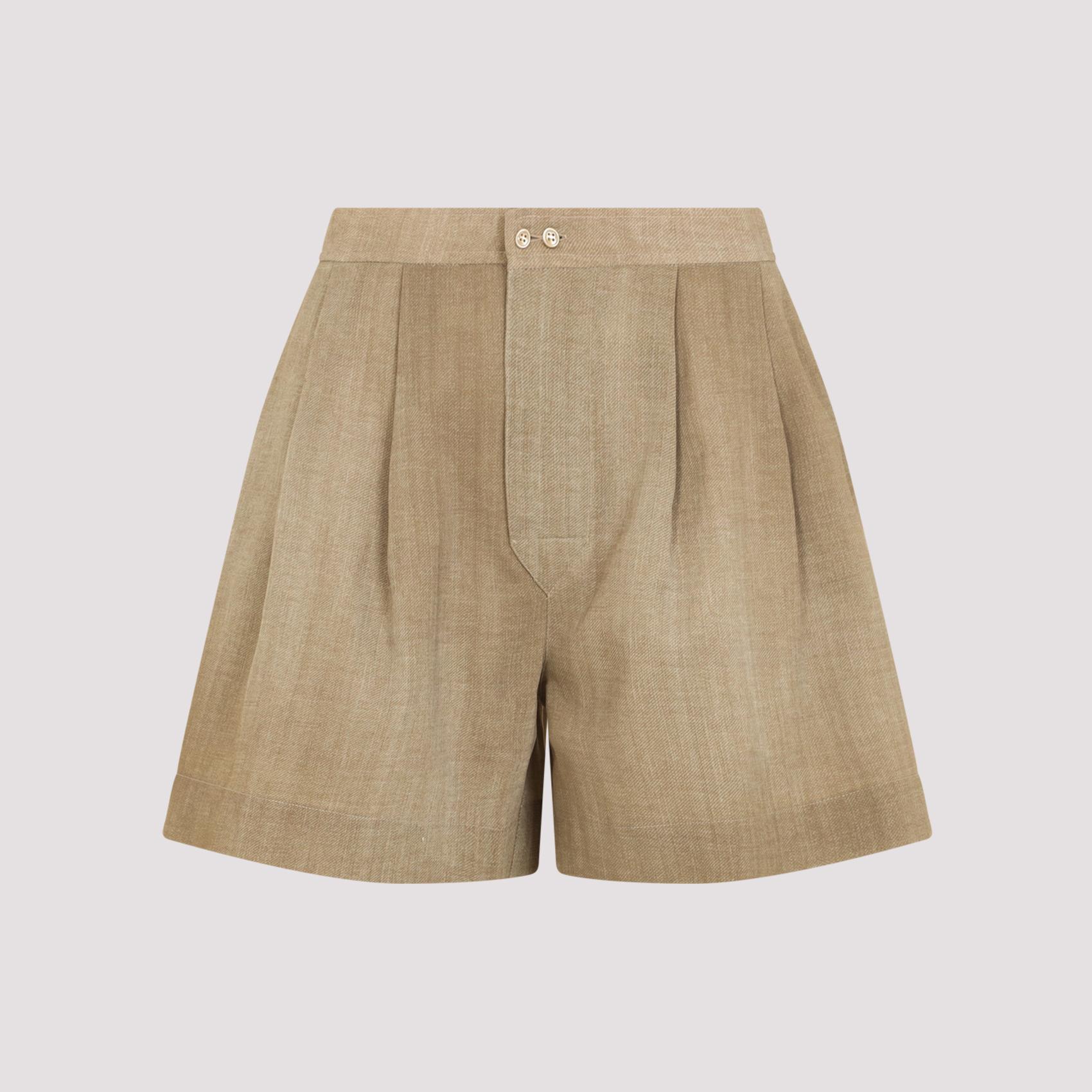 ermanno scervino short nude & neutrals polyester - women