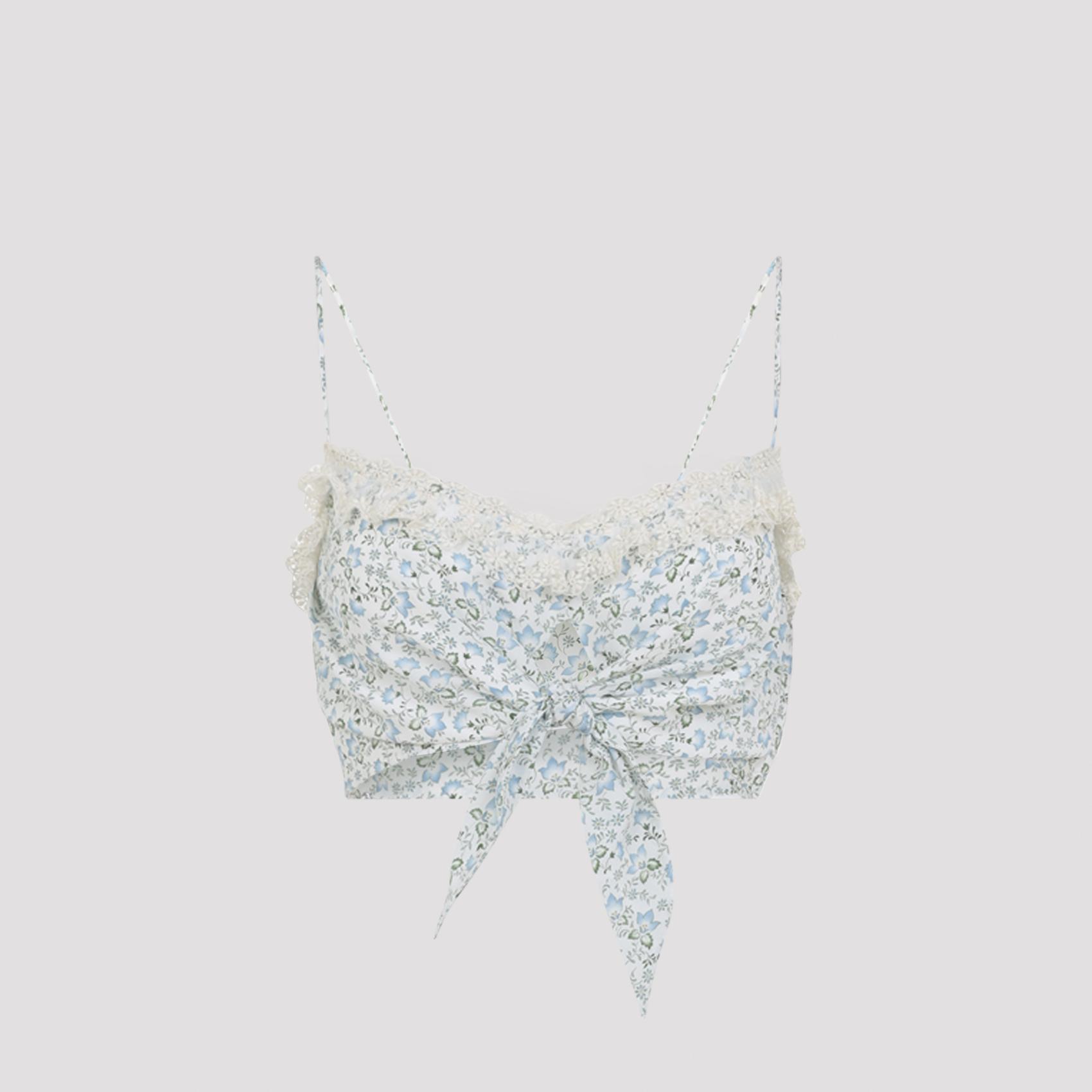 ermanno scervino silk top multicolour - women