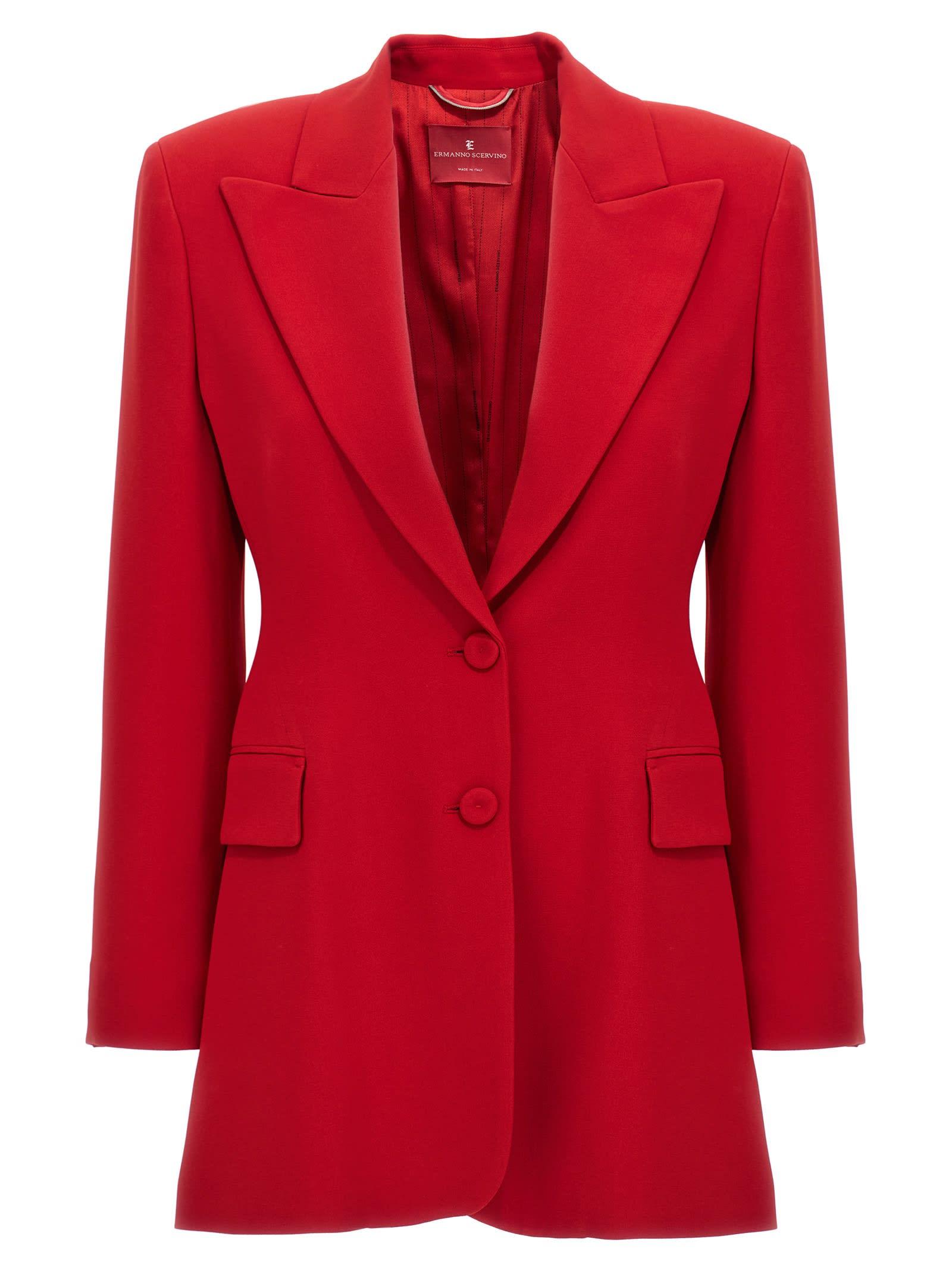 ermanno scervino single-breasted blazer