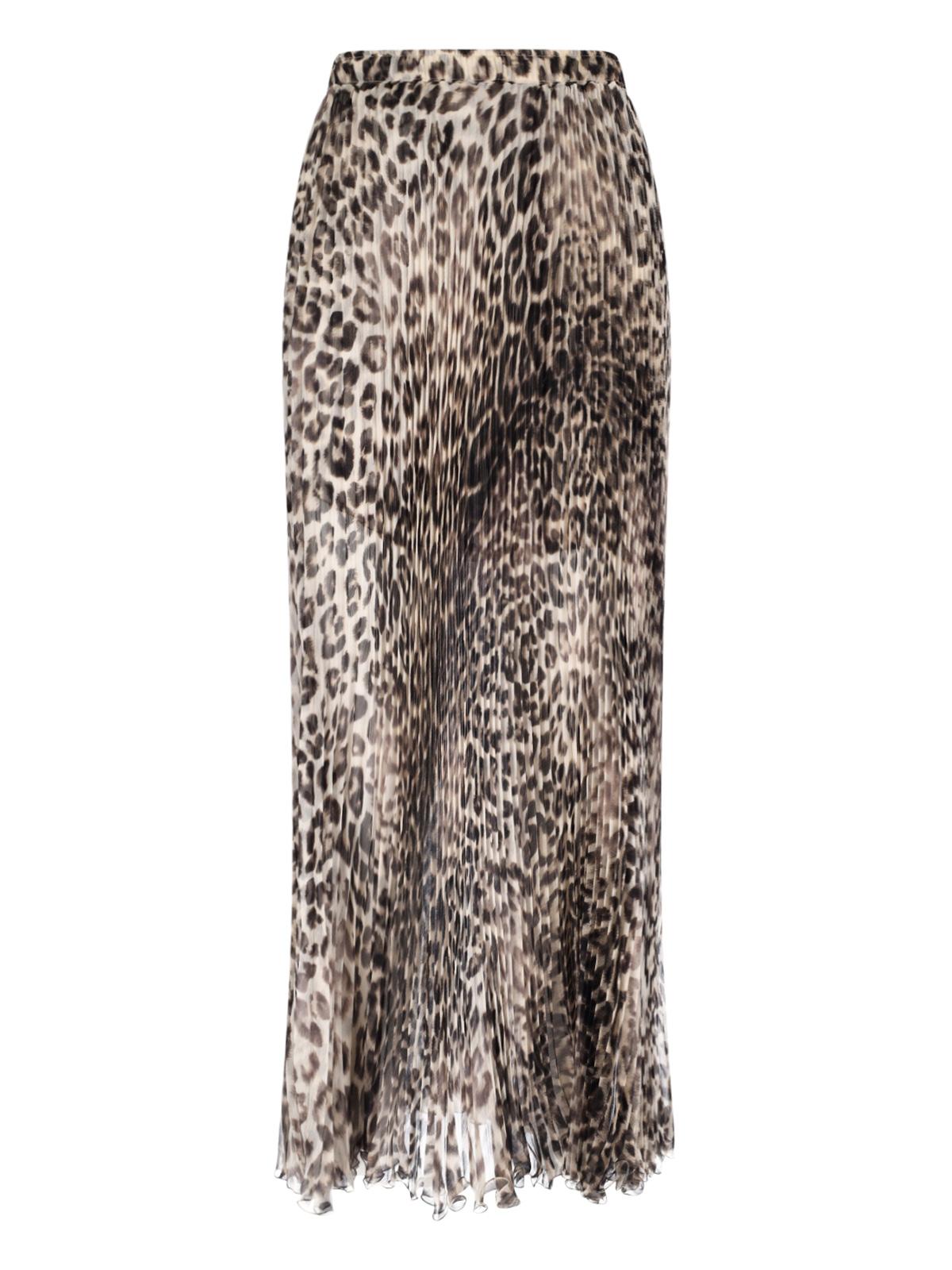 ermanno scervino skirts brown silk - women