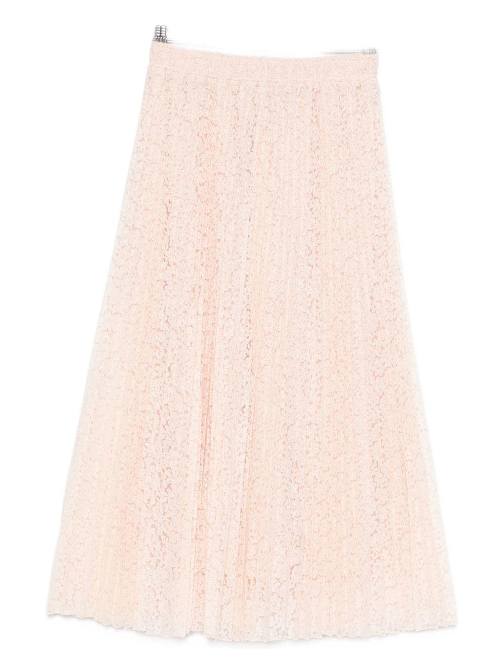 ermanno scervino skirts powder polyester nylon - women