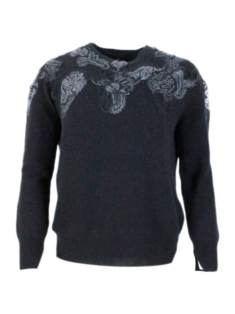 ermanno scervino sweaters black 100ws - women
