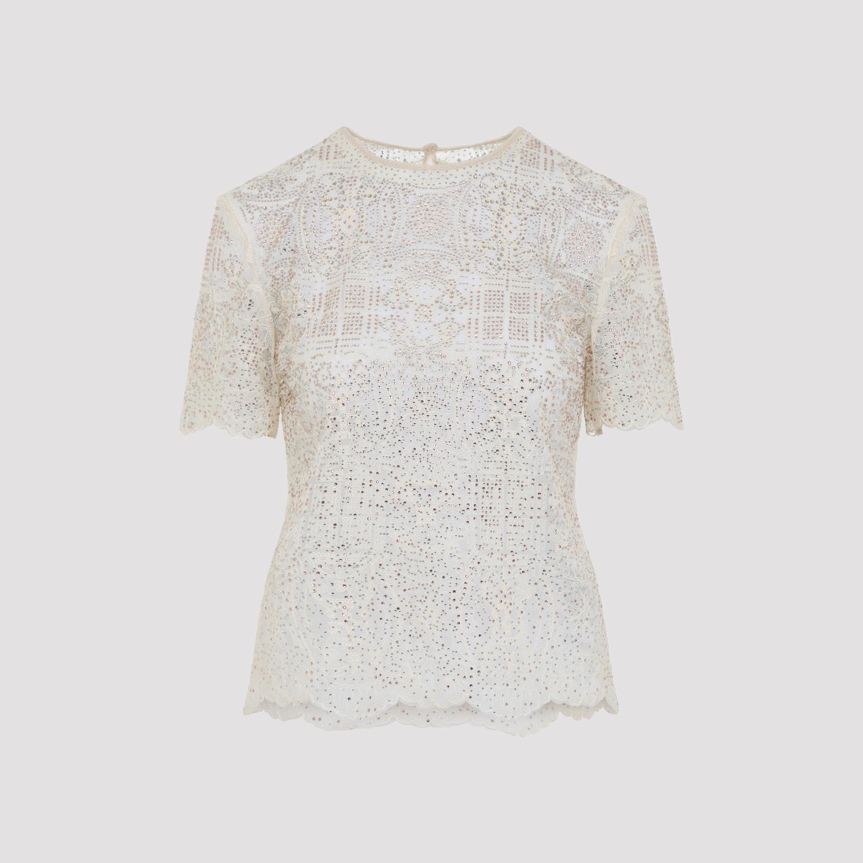ermanno scervino top nude & neutrals polyamide - women