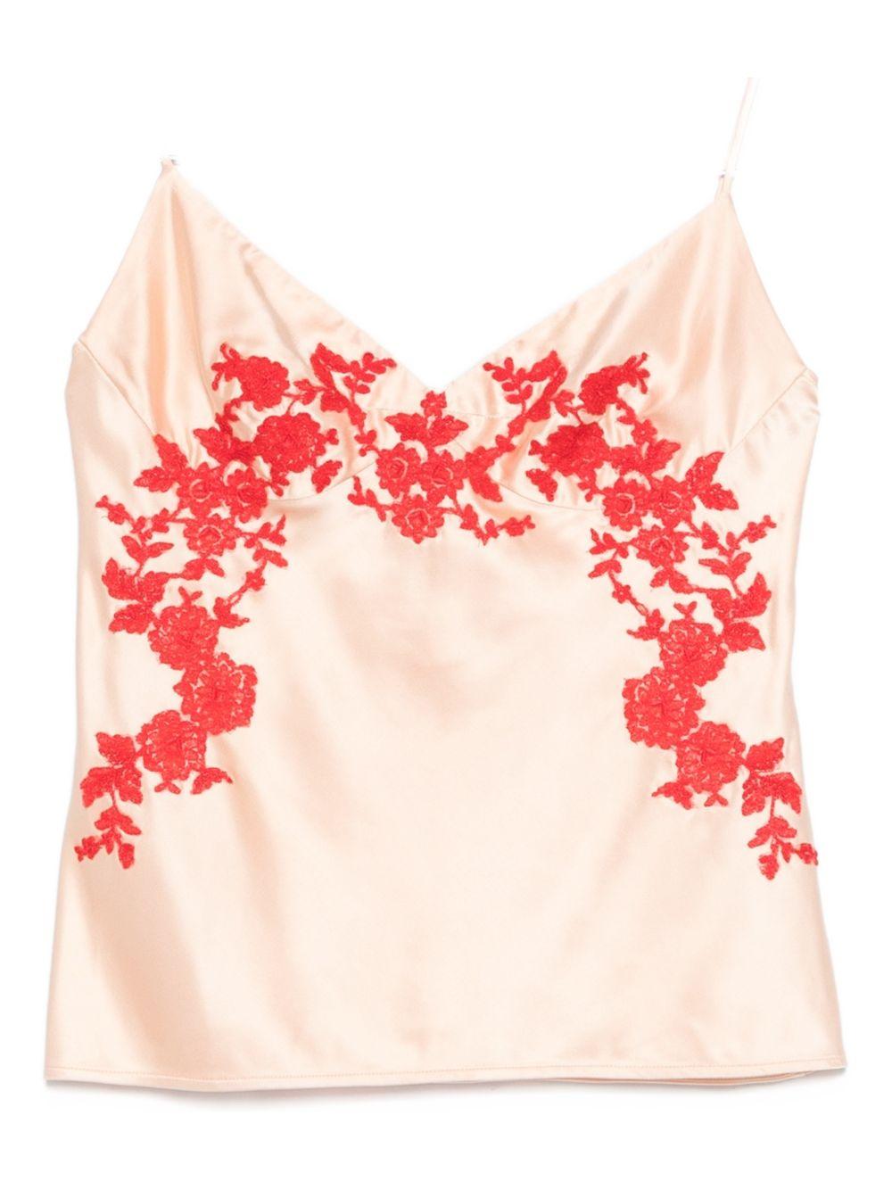 ermanno scervino top powder viscose elastane - women