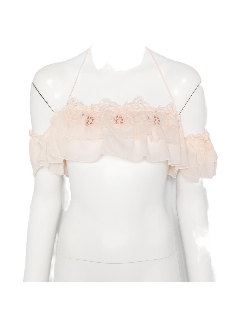ermanno scervino top rosa cotton silk - women