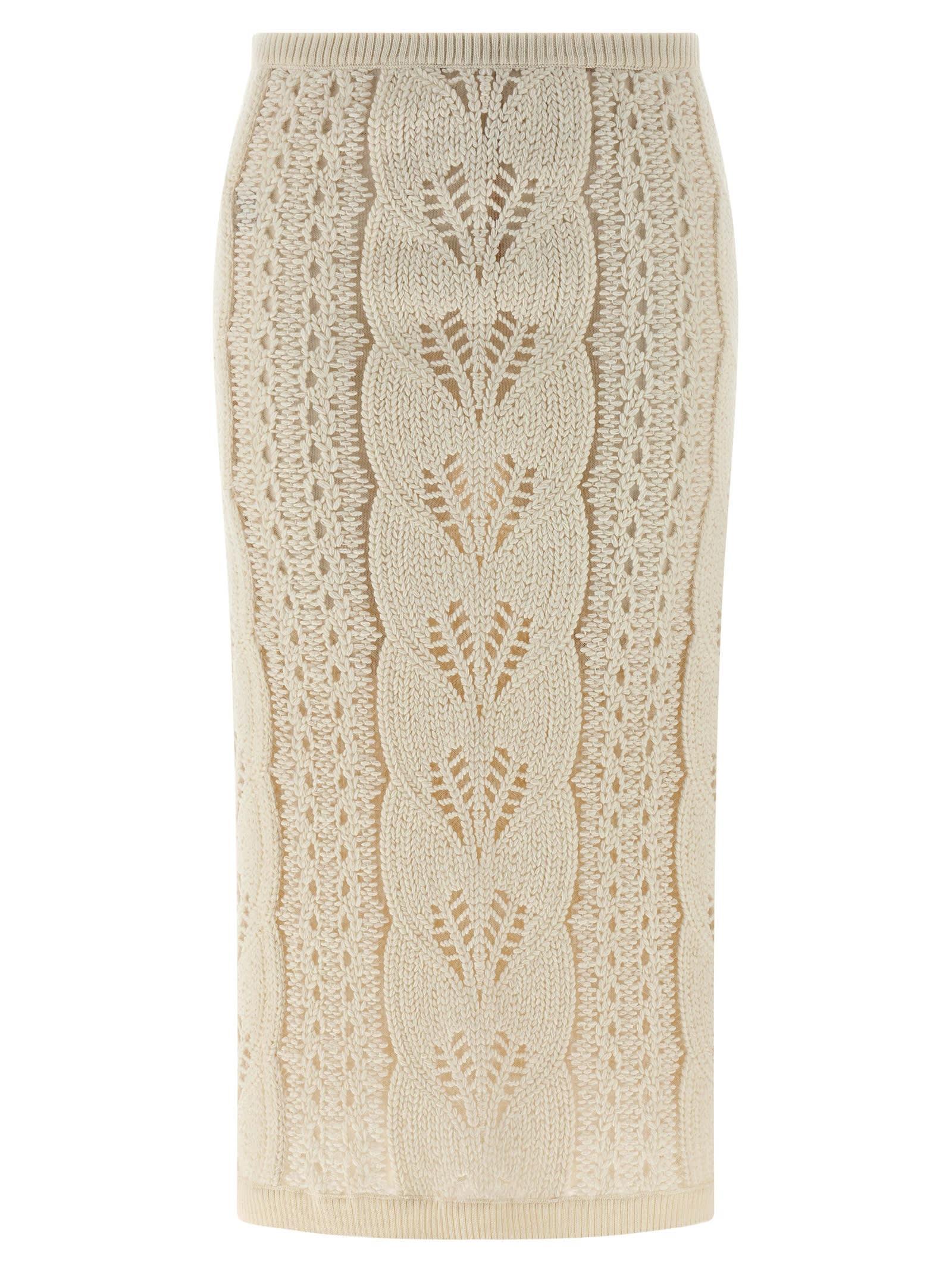 ermanno scervino tricot skirt