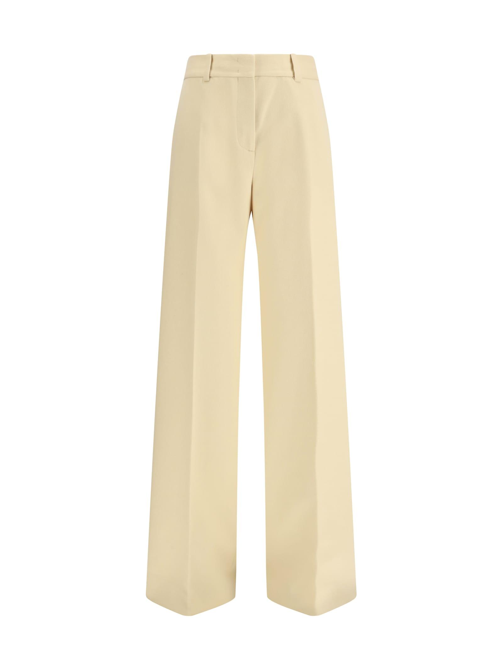 ermanno scervino virgin wool palazzo trousers