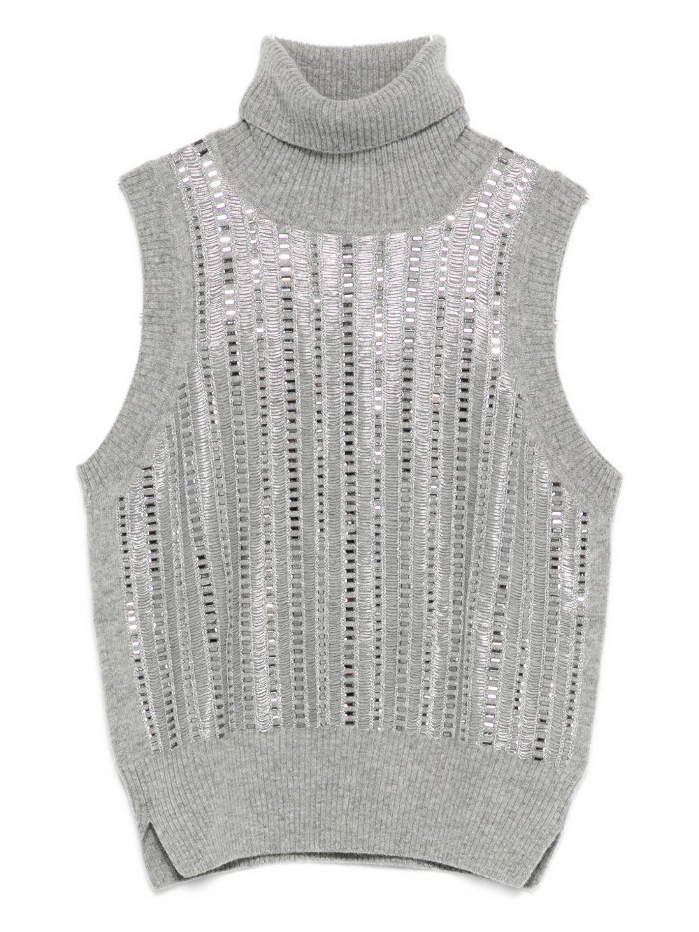 ermanno scervino wool blend tank top