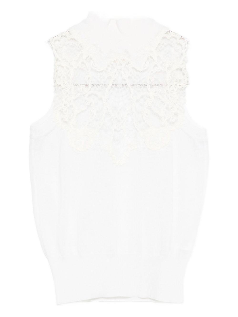 ermanno scervino wool blend tank top