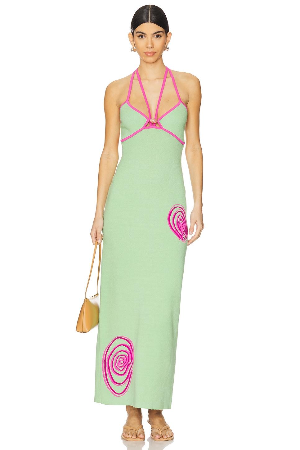 espiral knit dress
