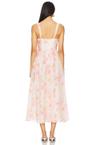 esra printed midi dress