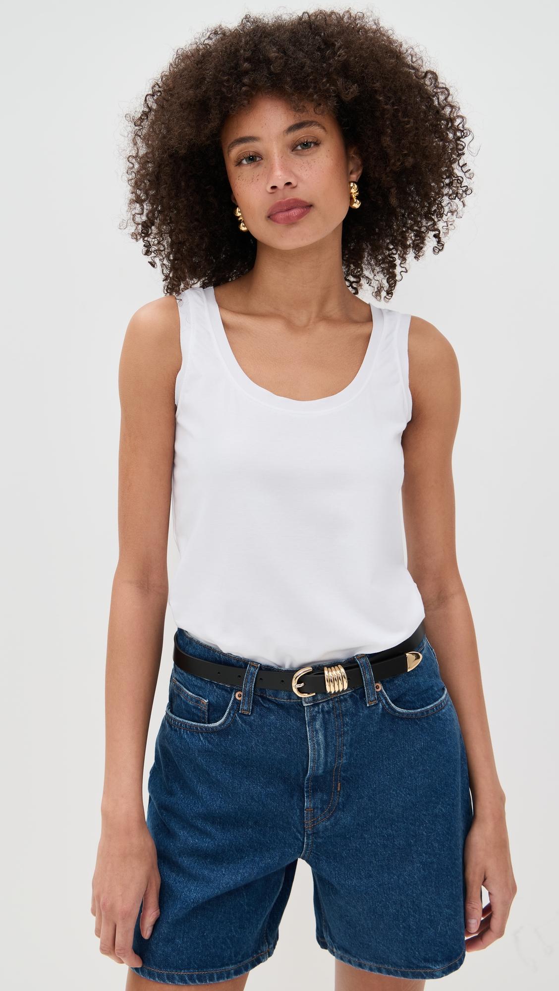 essential cotton tank thong bodysuit