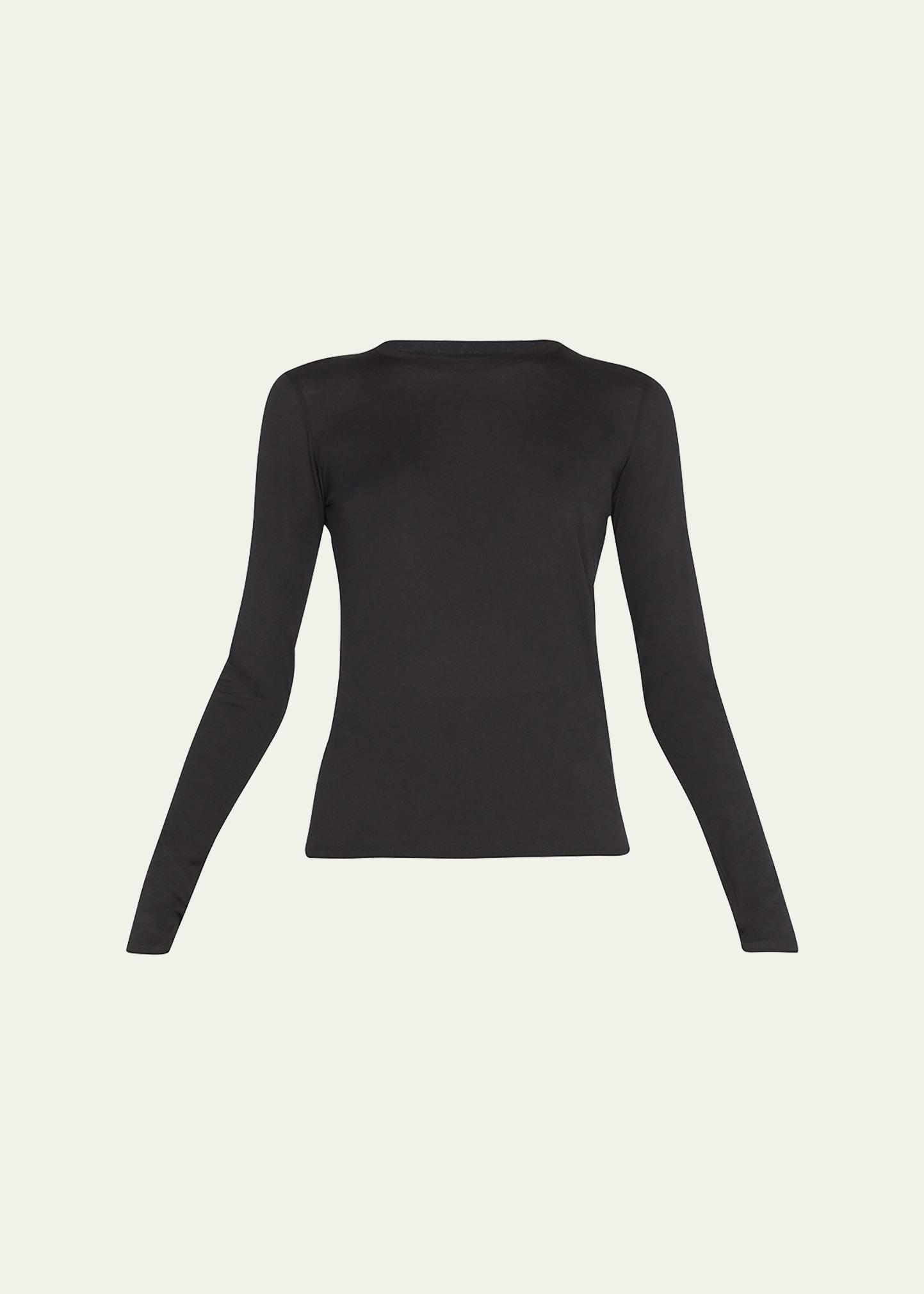 essential long-sleeve crewneck tee