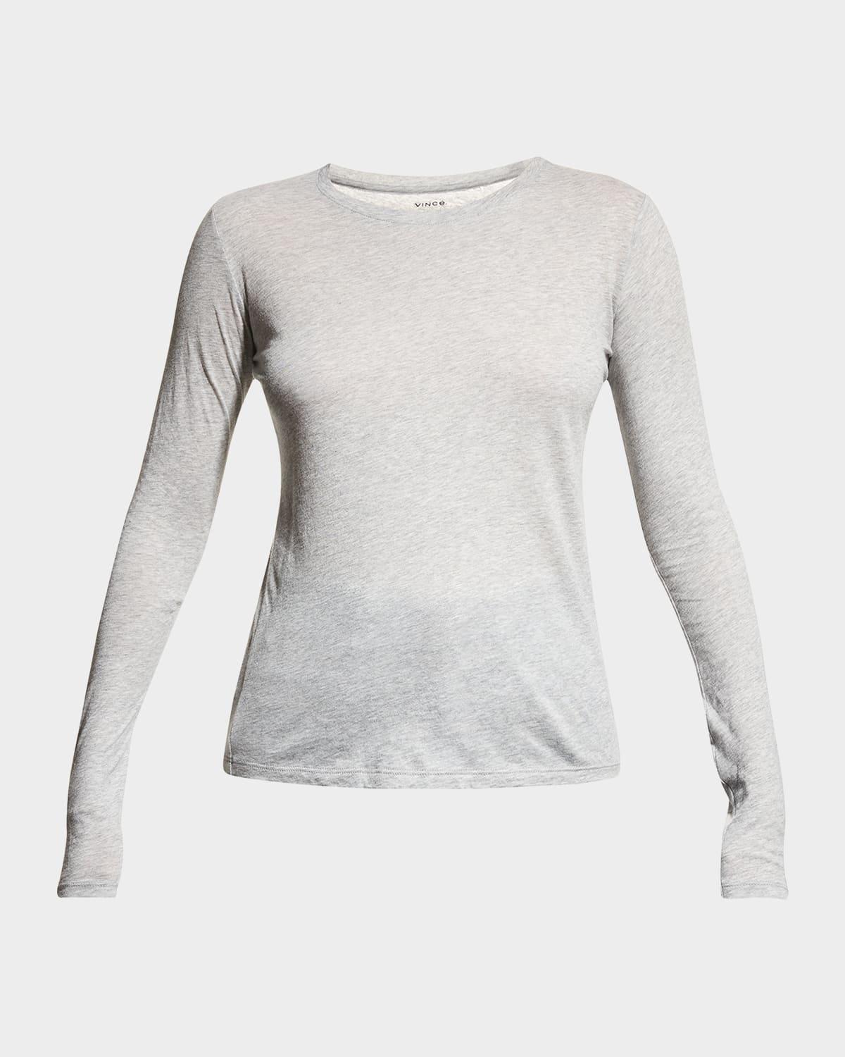 essential long-sleeve crewneck tee