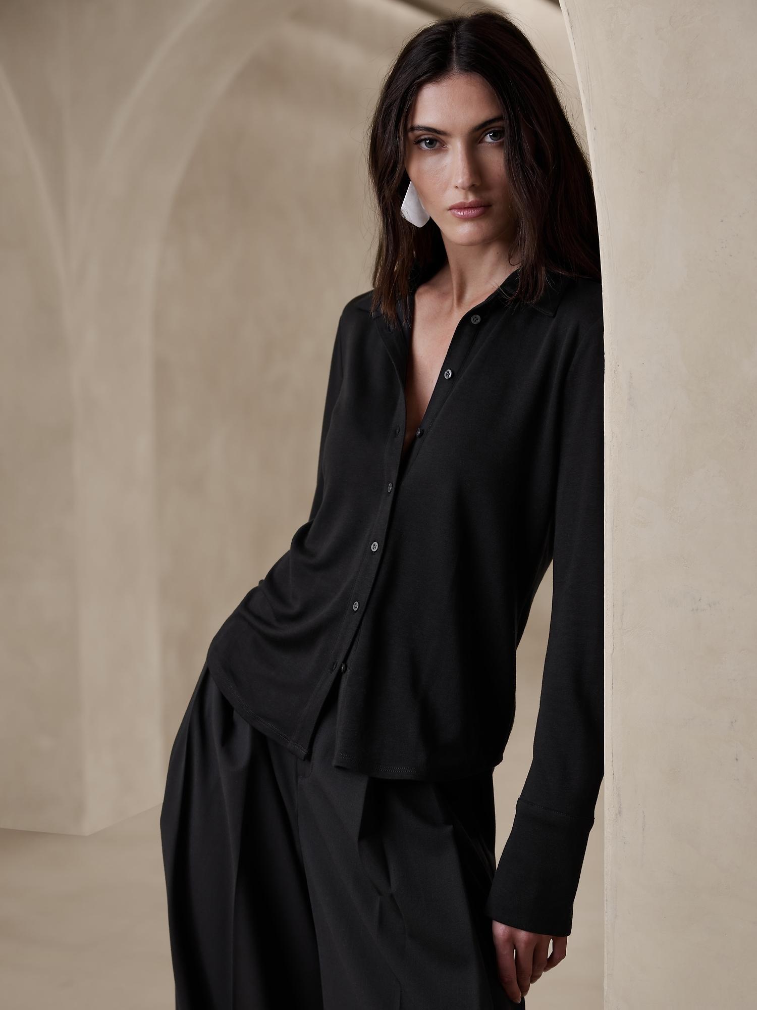 essential long-sleeve polo