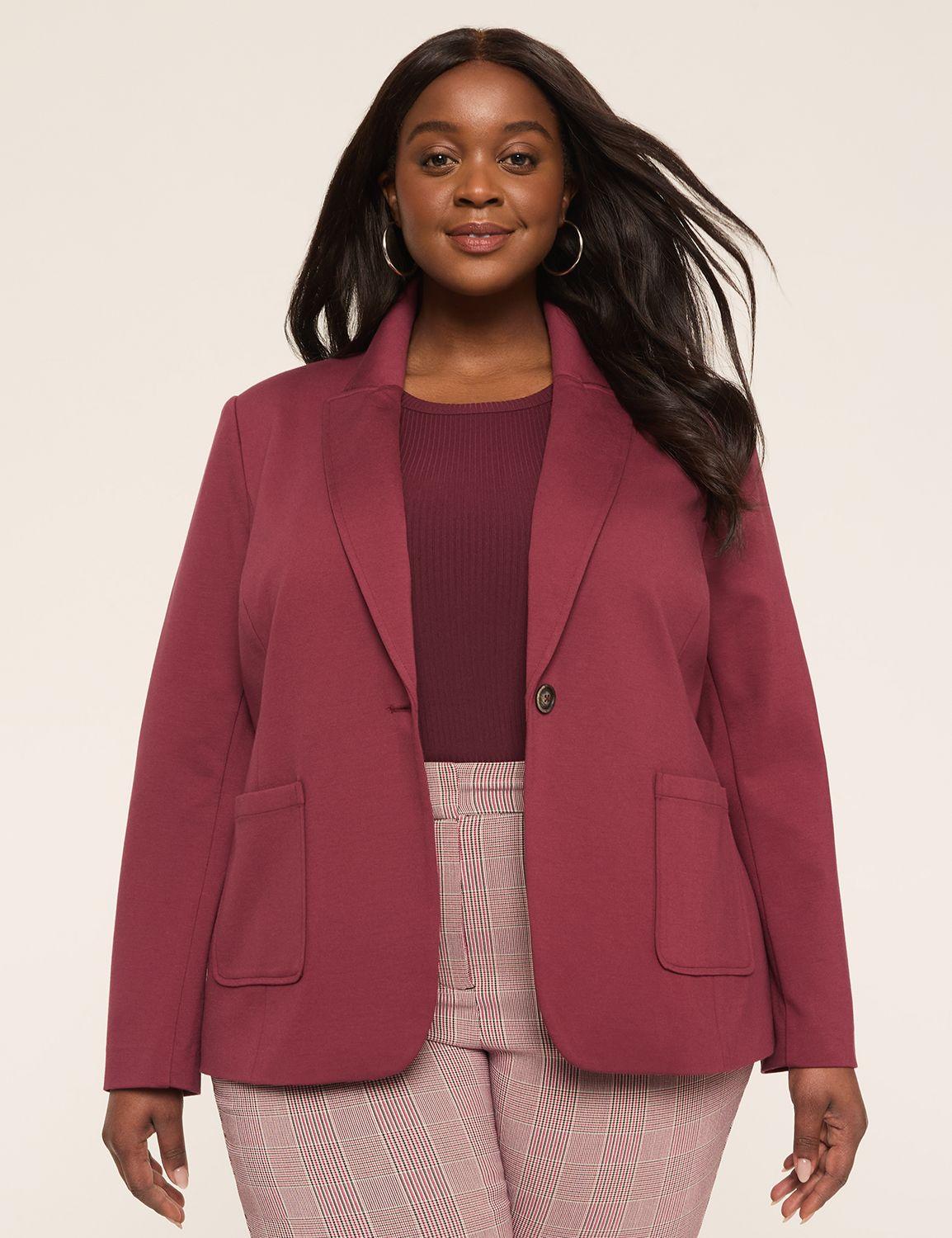 essential ponte blazer