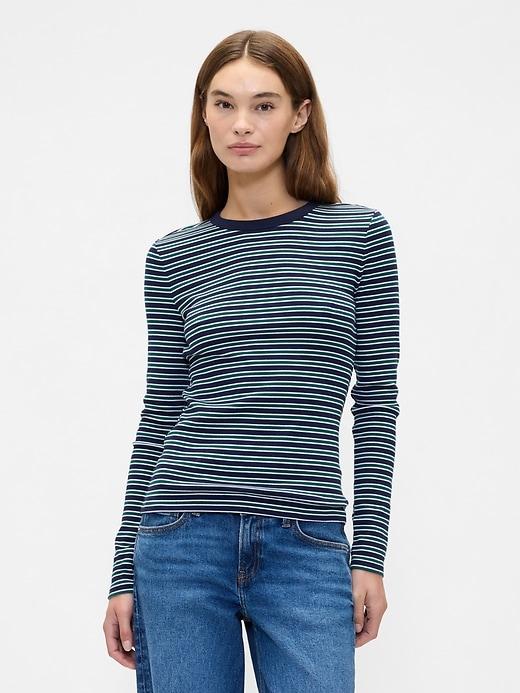 essential ribbed crewneck t-shirt