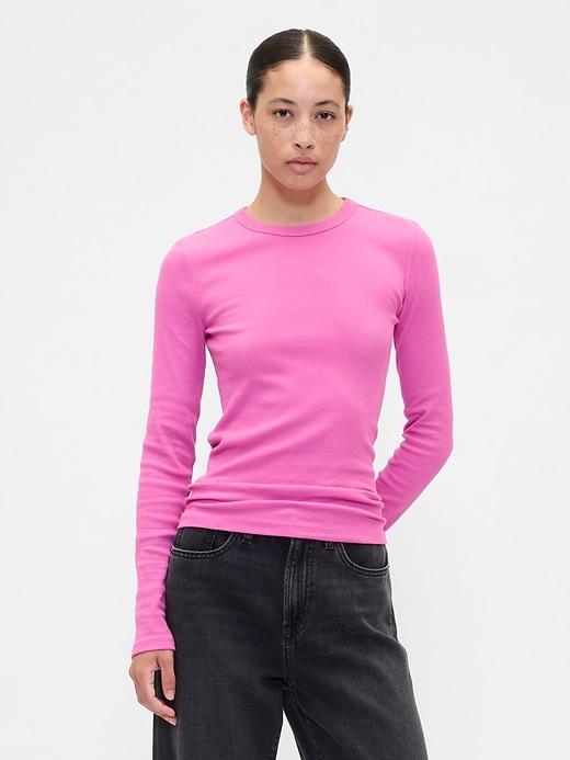 essential ribbed crewneck t-shirt