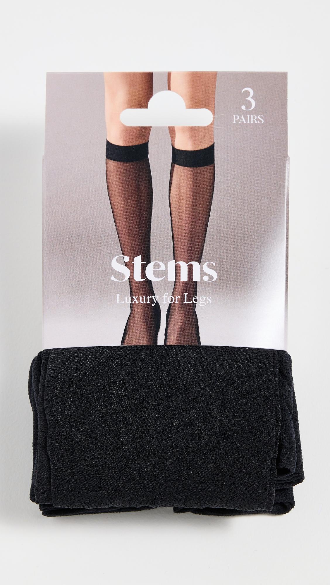 essential sheer knee socks set of three