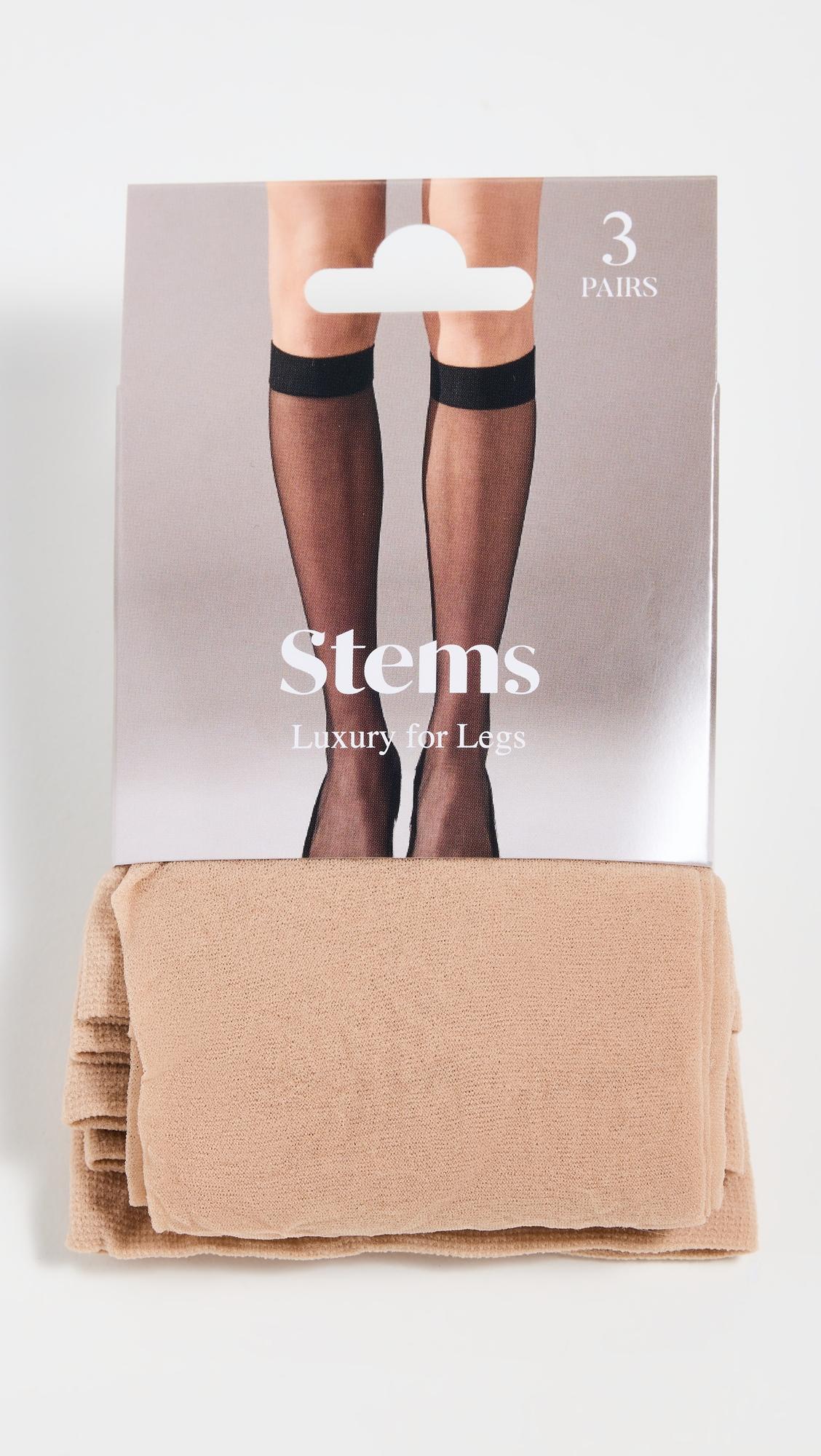 essential sheer knee socks set of three