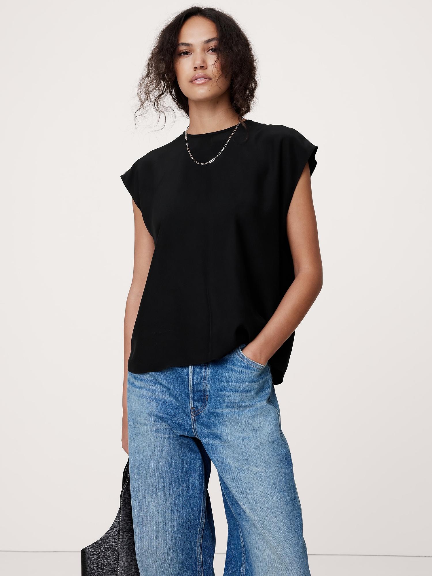 essential silk top